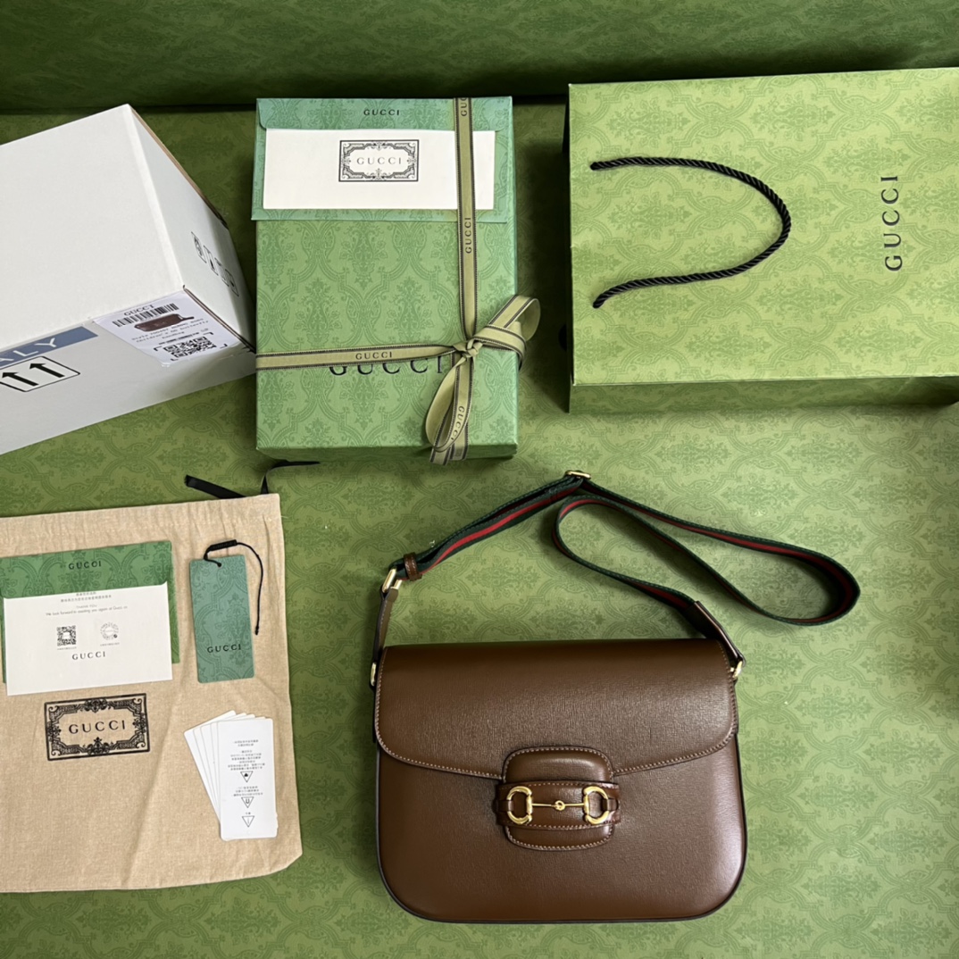 G*u*i 1955 horsebit shoulder bag-30*21*7.5cm