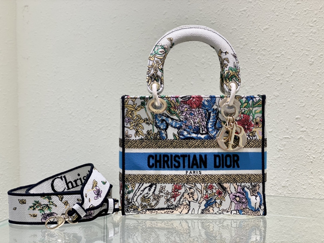 lady D*or handle bag-24cm