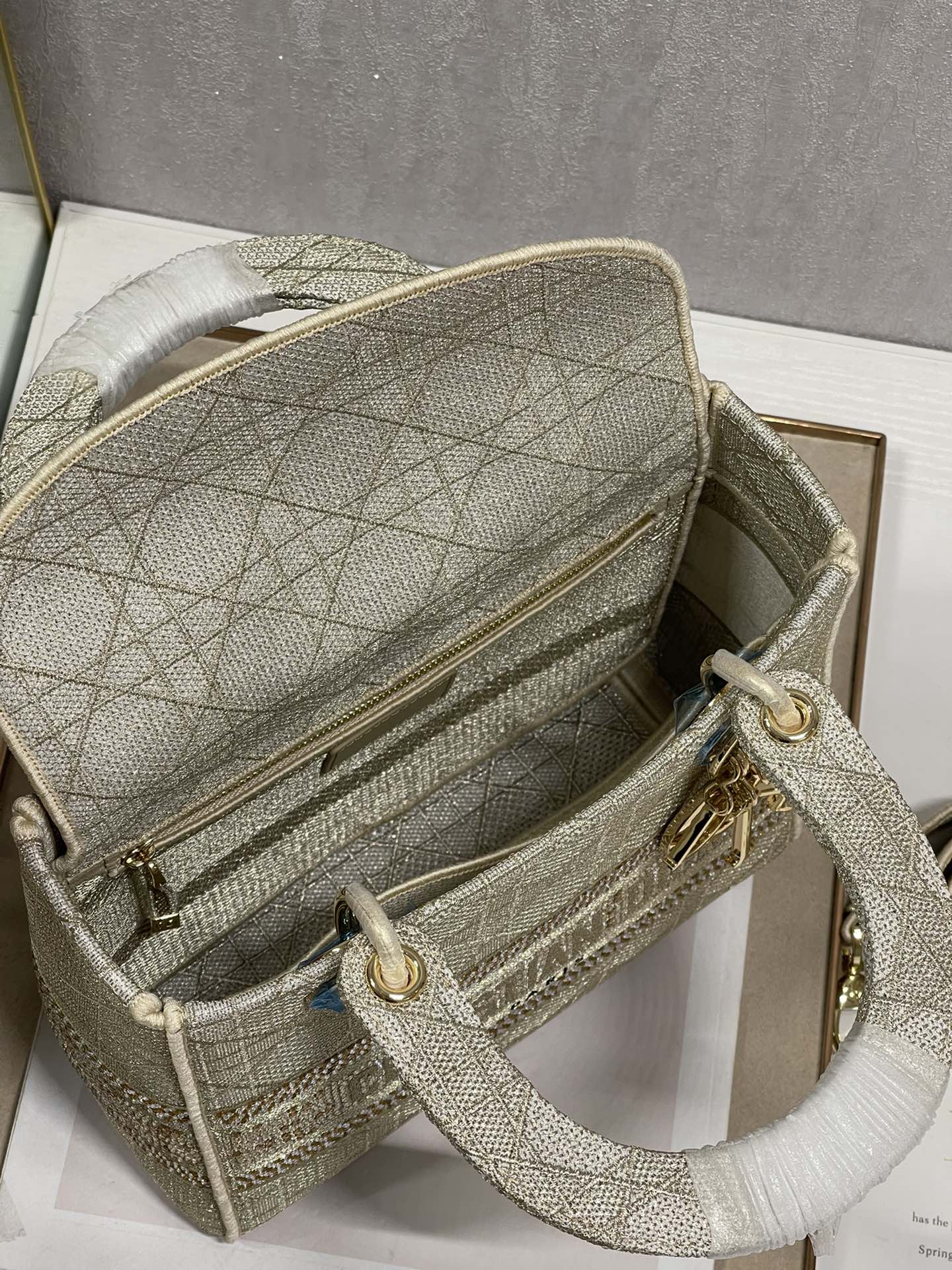 lady D*or handle bag-24cm