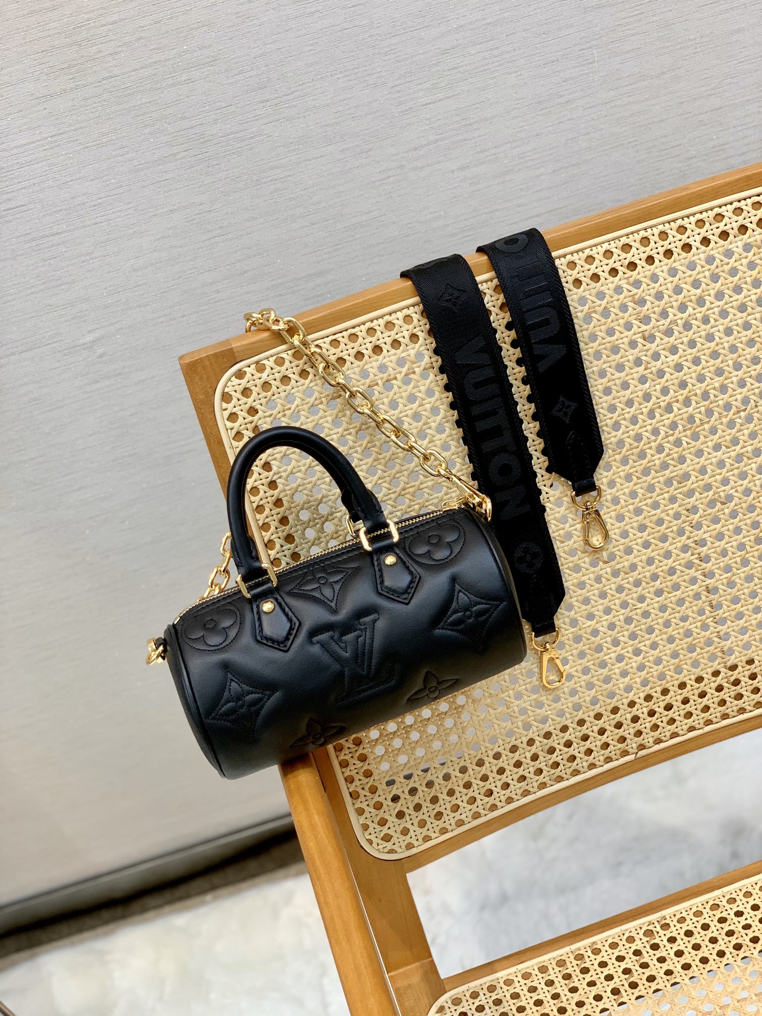 l0*is V*t0n m45707 papillon bb handbag-20*10*10cm