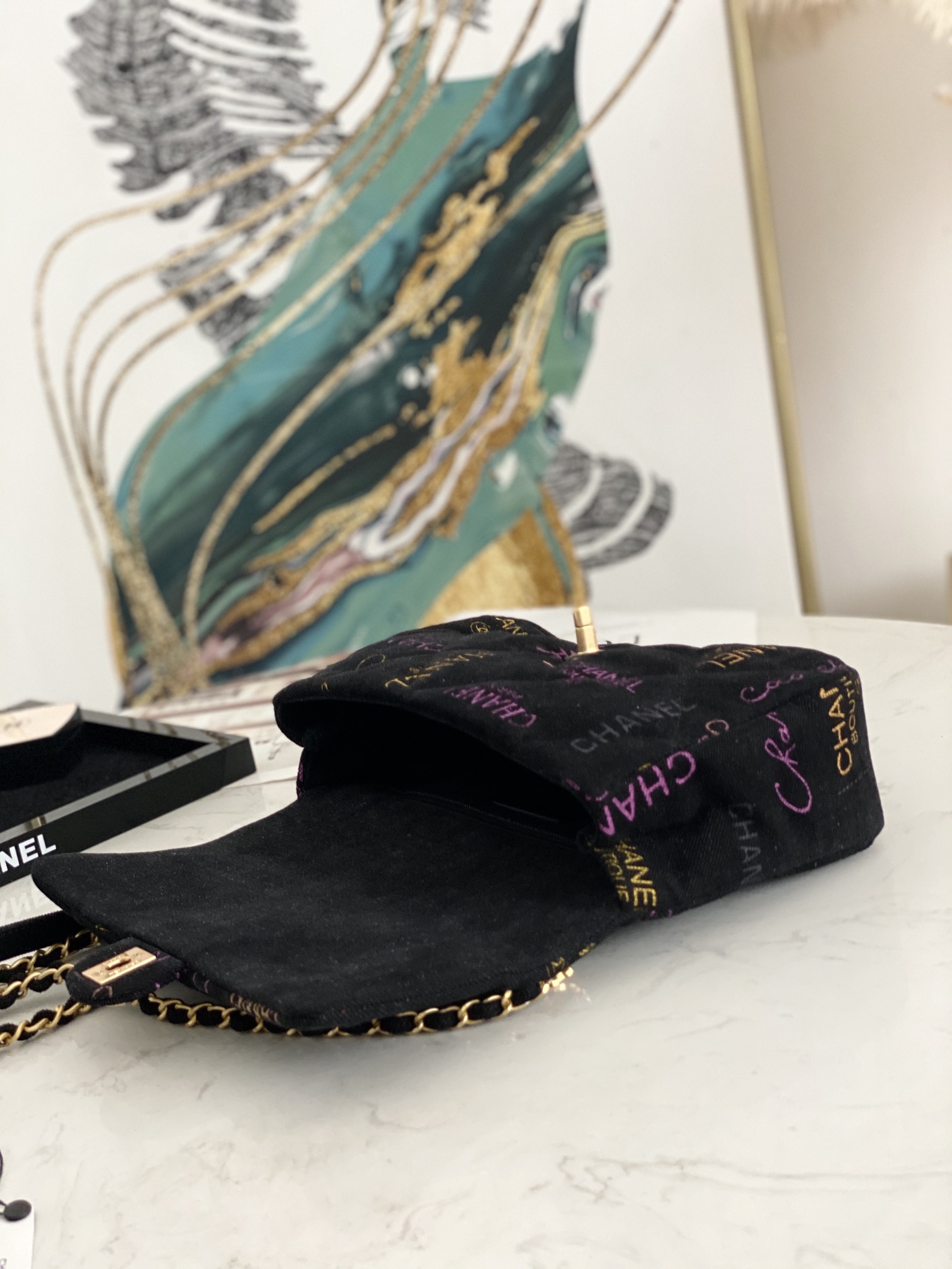Ch@nel Flap Bag-16×28×6CM
