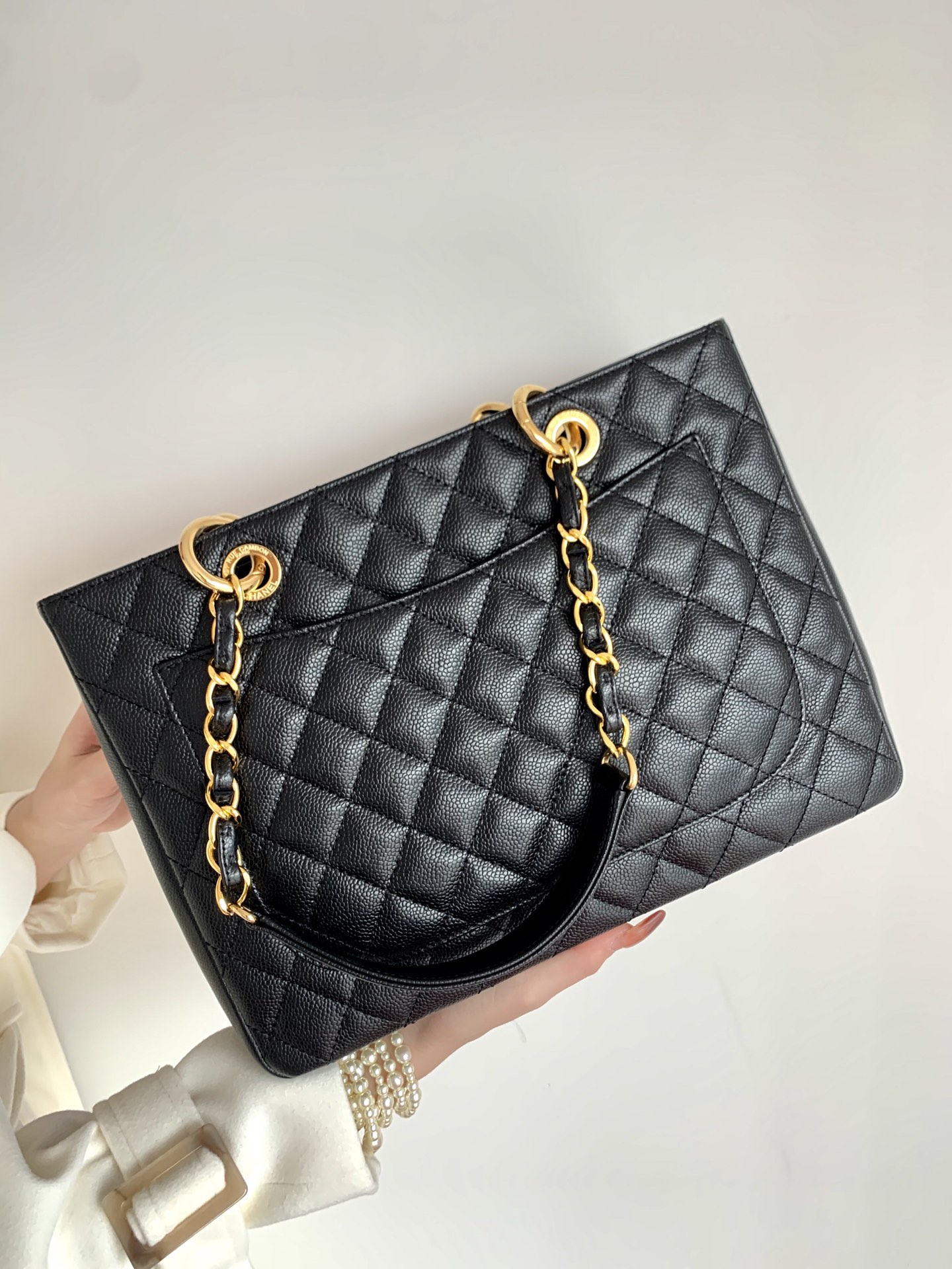 Ch@nel Grand Shopping Tote-34x24x12CM
