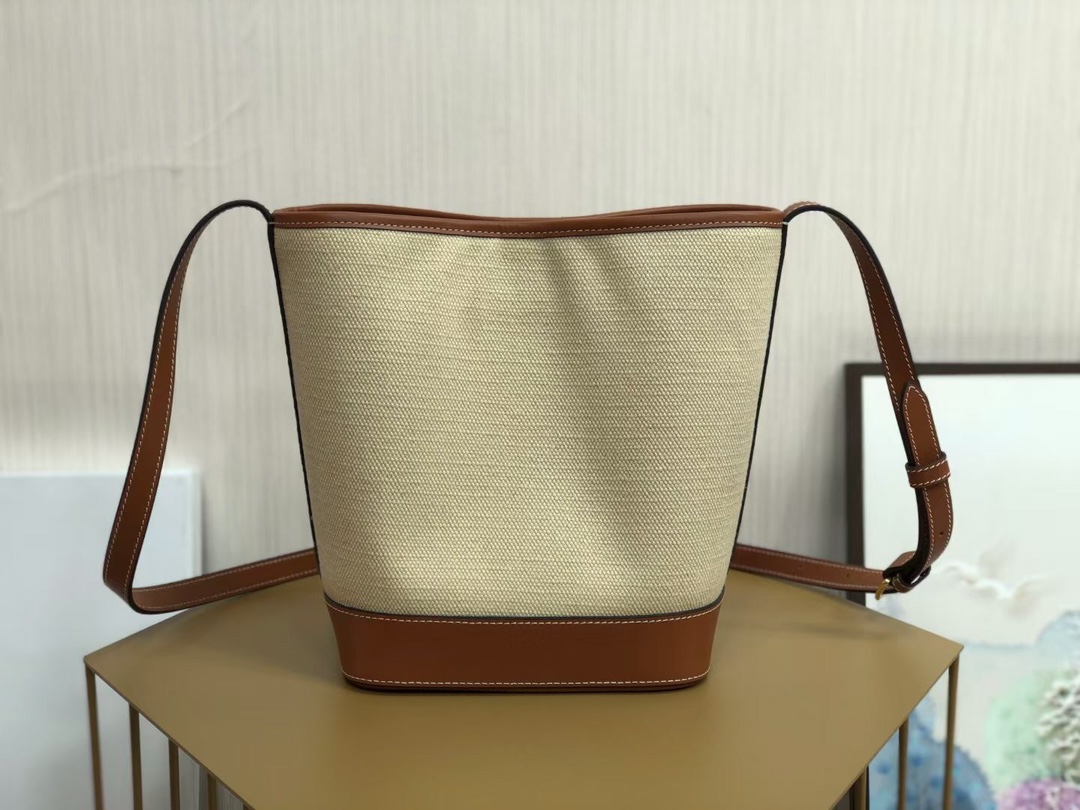 Ce**e cuir bucket-30×22×13cm