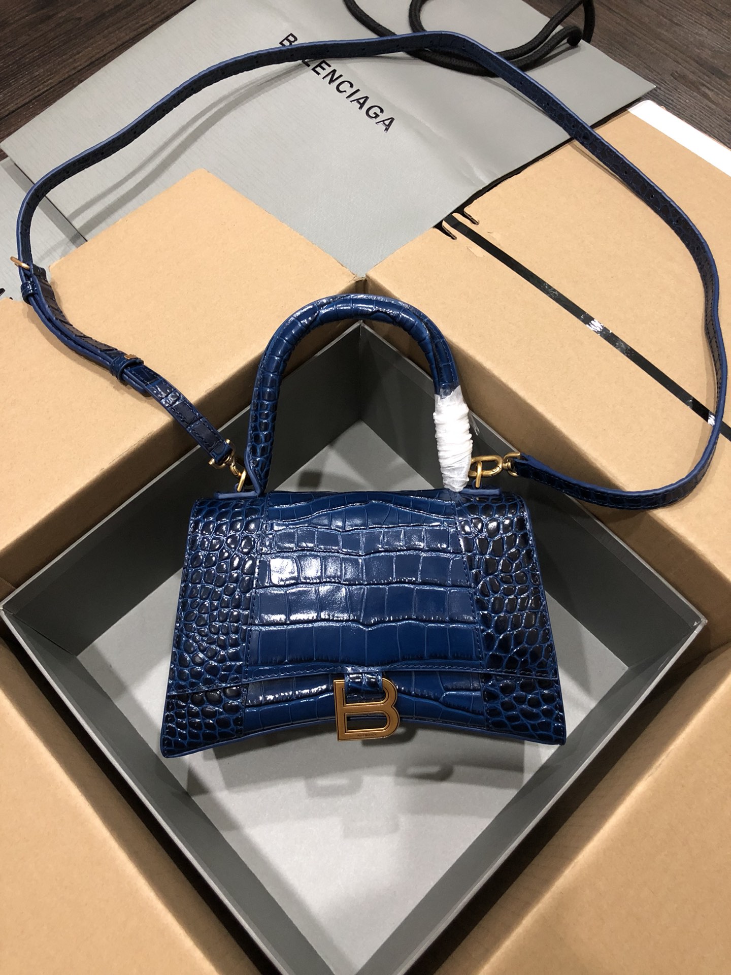 Ba*len*cia*ga hourglass bag-23x10x24cm