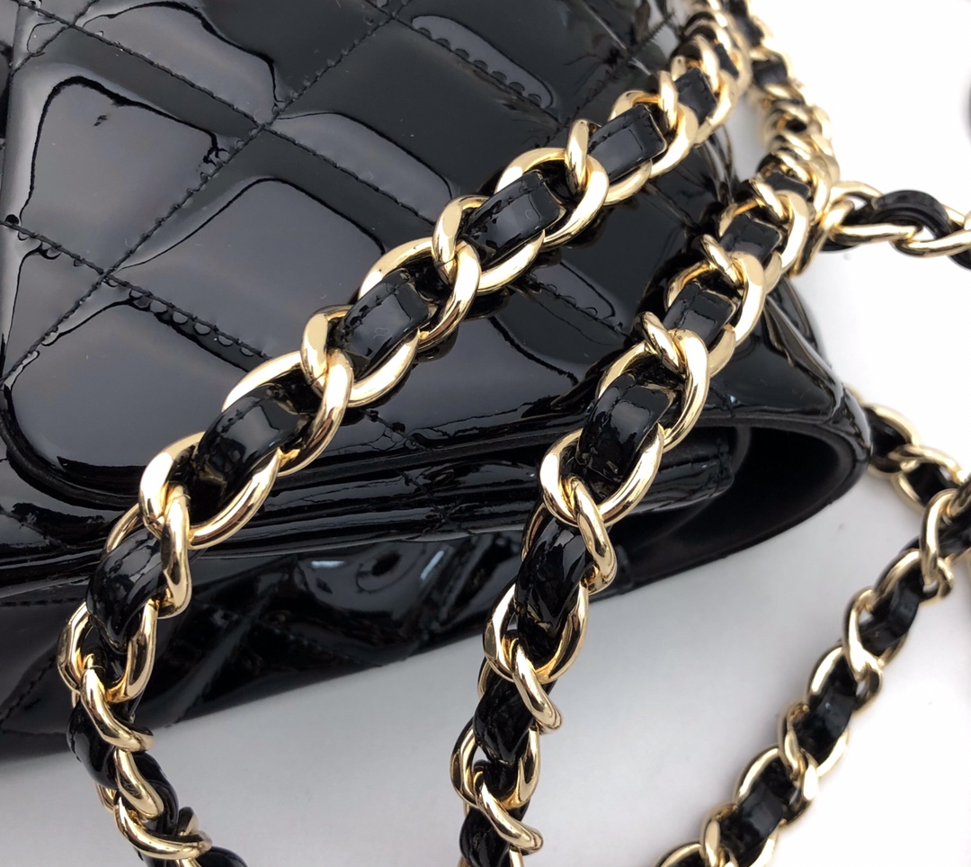 Ch@nel Flap Bag-Gold Hardware-30CM