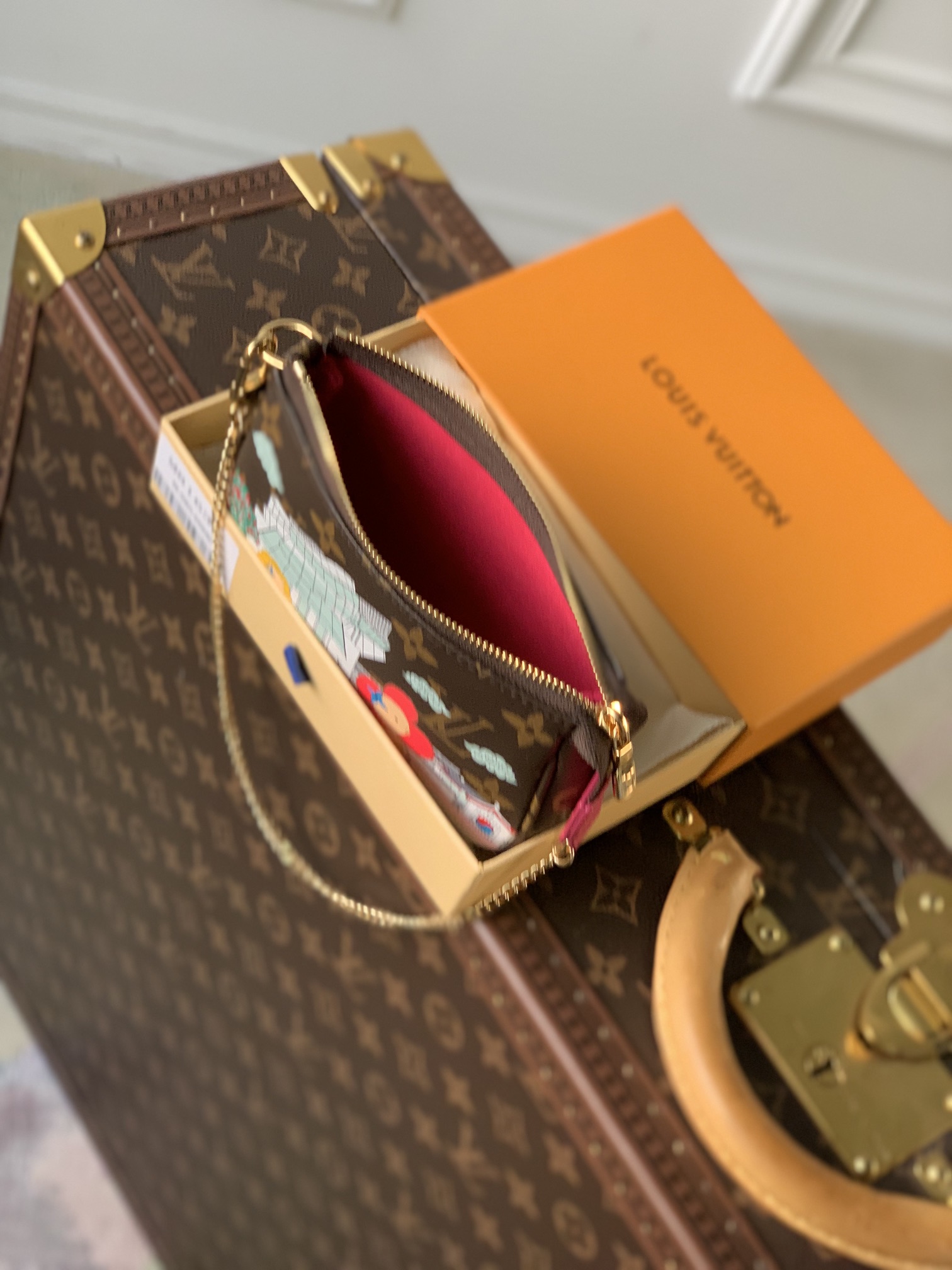 l0*is V*t0n mini pochette accessoires-15*9.5*3cm