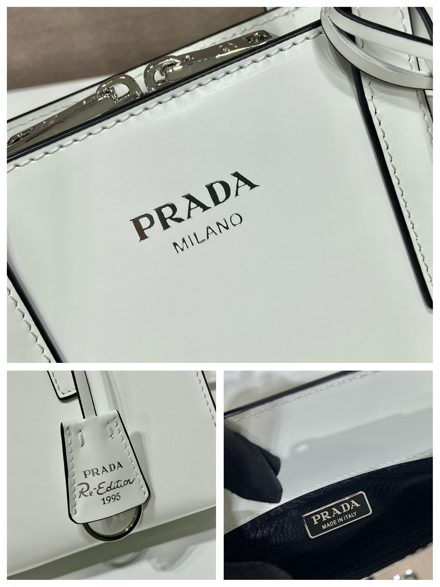 Pra*a re-edition 1ba357 tote bag-22*15*6.5cm