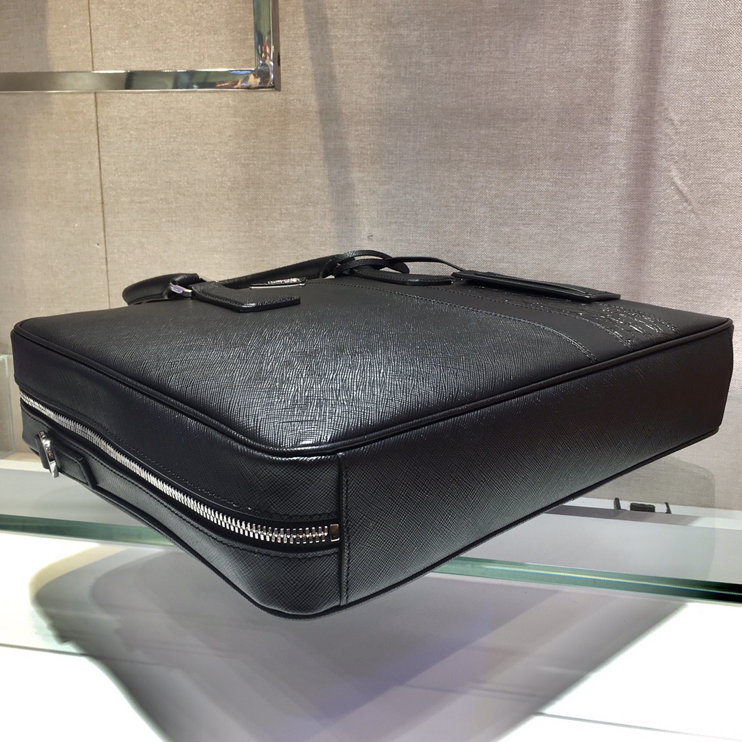 Pra*a saffiano top handlebag-2ve011d-36*28*6.5cm