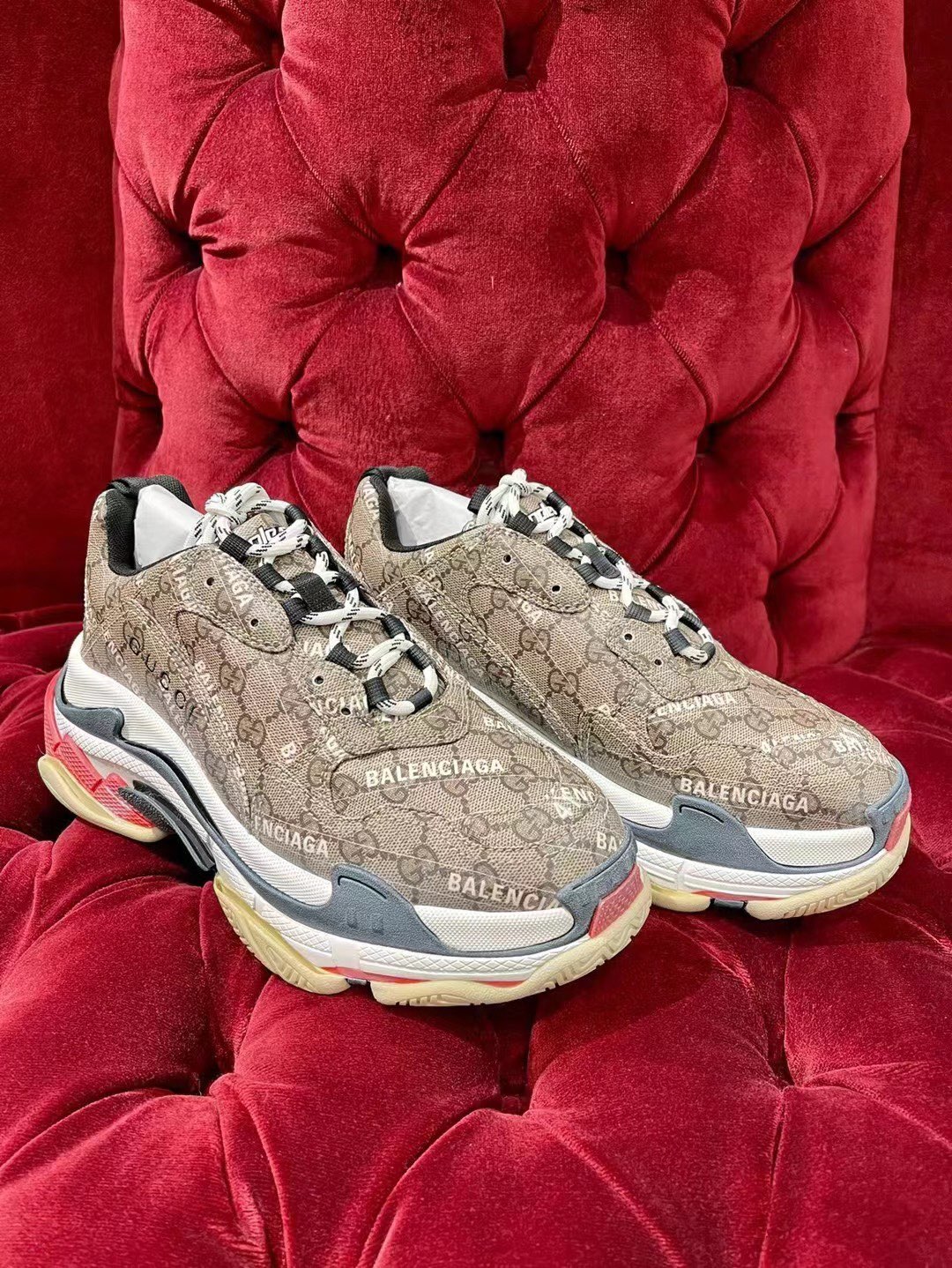 ba*len*cia*ga triple sneakers&G*u*i