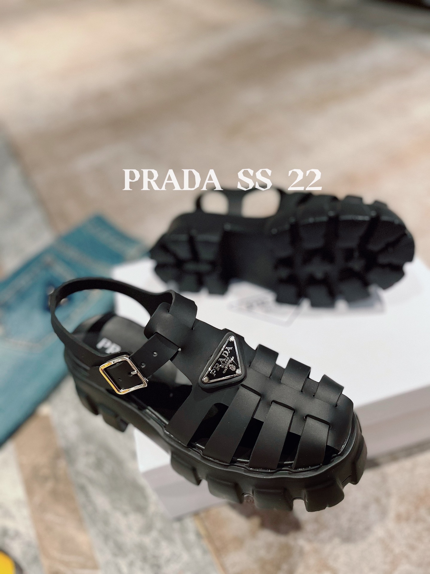 Pra*a heels 2022ss-5cm(35一41)