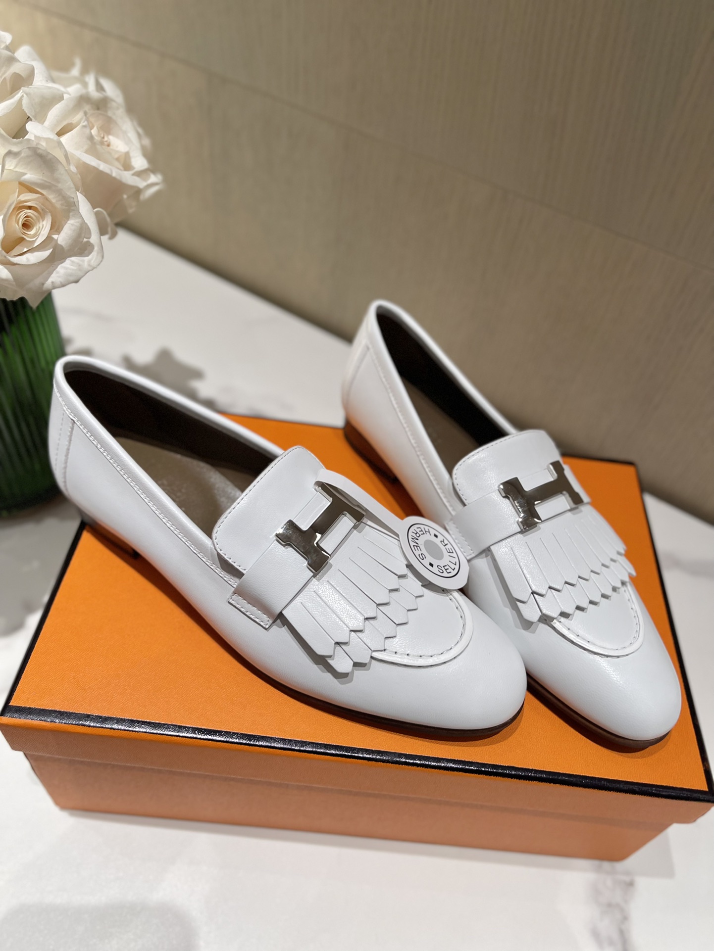 H**mes loafers(eu35-eu40)