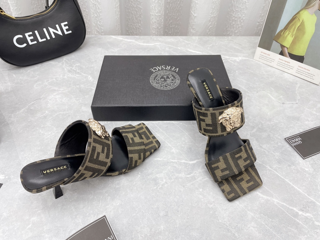 versace&F**di 2022ss sandals-6cm(eu35-41)