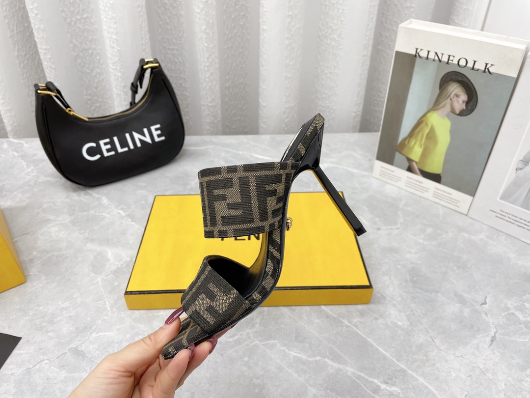 versace&F**di 2022ss sandals-10cm(eu35-41)