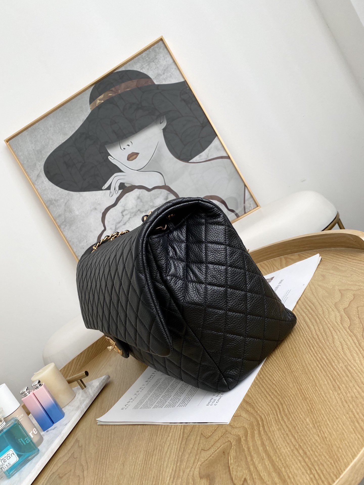 Ch@nel Flap Bag-44*14*28CM