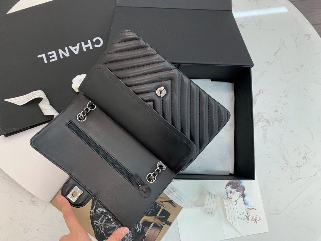 Ch@nel Flap Bag-25CM