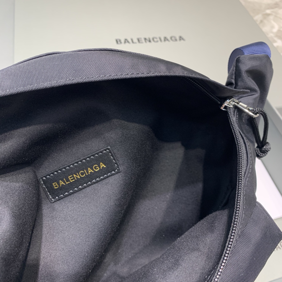 Ba*len*cia*ga wheel logo waist bag-23*5*20cm