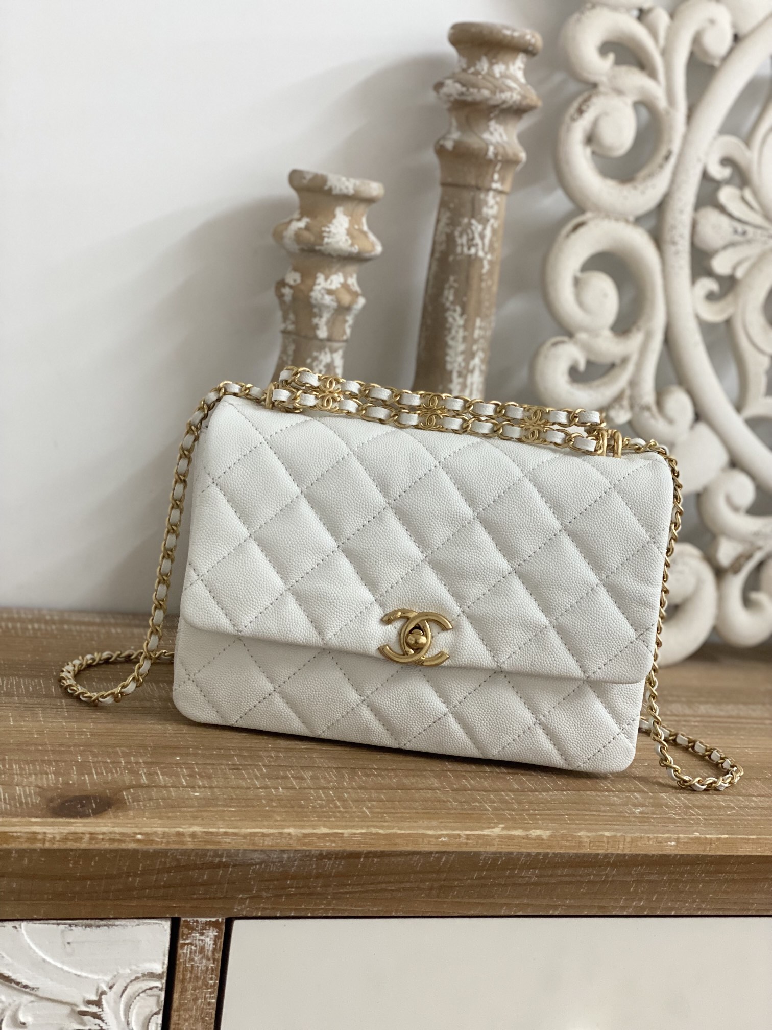 Ch@nel Flap Bag-16*23*11.5CM