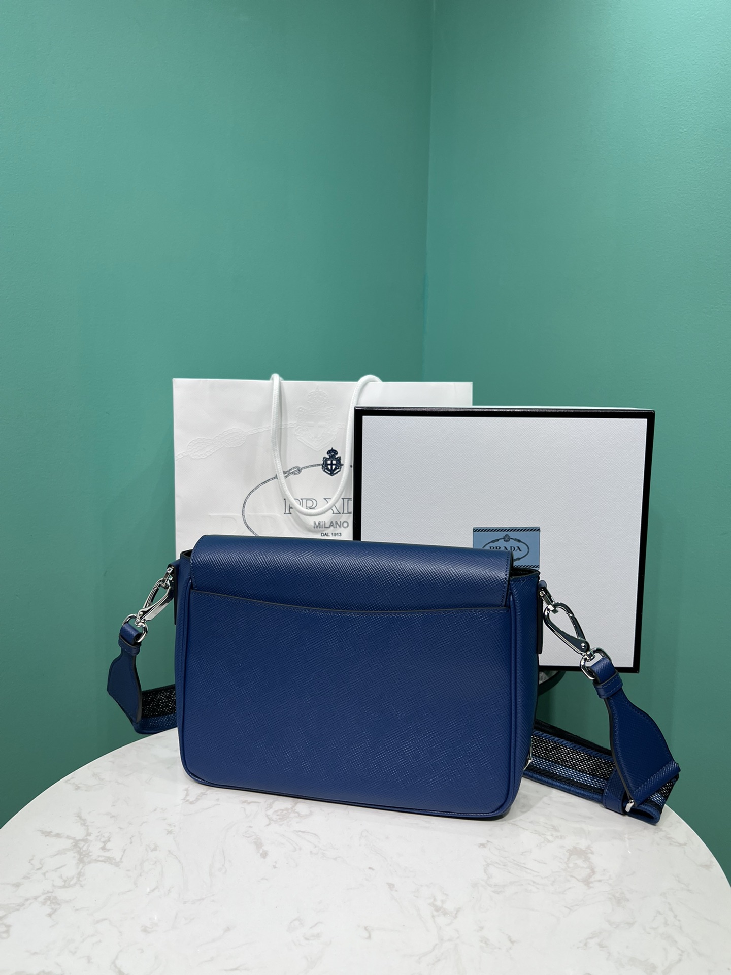 Pra*a crossbody bag-2vd046 -26*18*6.5cm