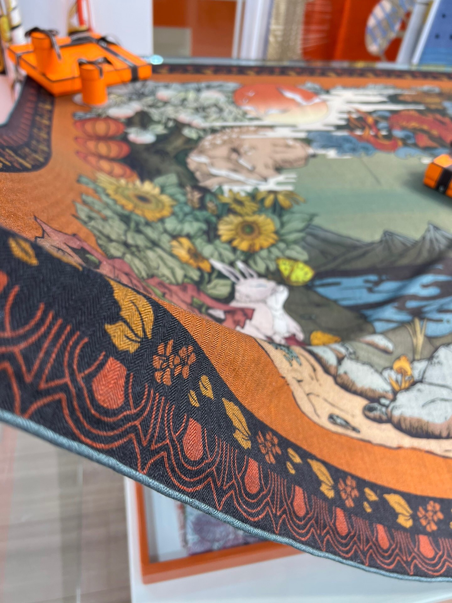 H**mes shawls-140*140cm