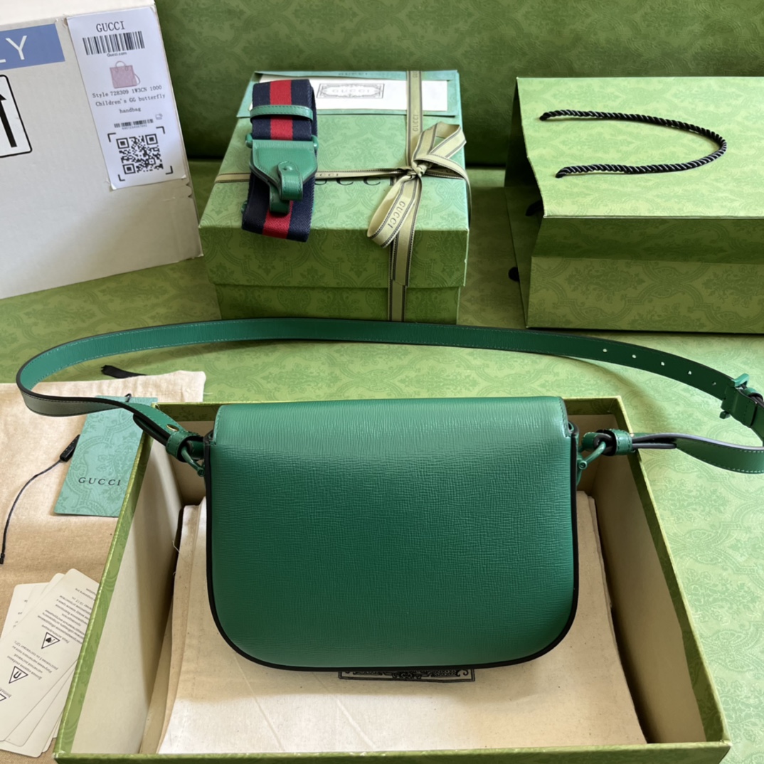 G*u*i 1955 horsebit shoulder bag-20.6*14.4*5.1cm