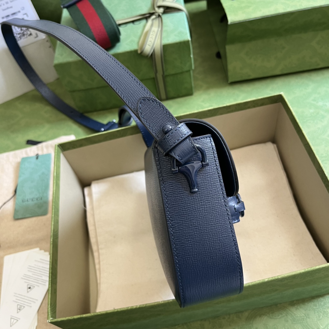 G*u*i 1955 horsebit shoulder bag-20.6*14.4*5.1cm