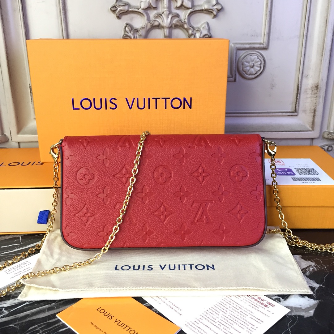 l0*is V*t0n pochette félicie-m63700-21*11* 2cm