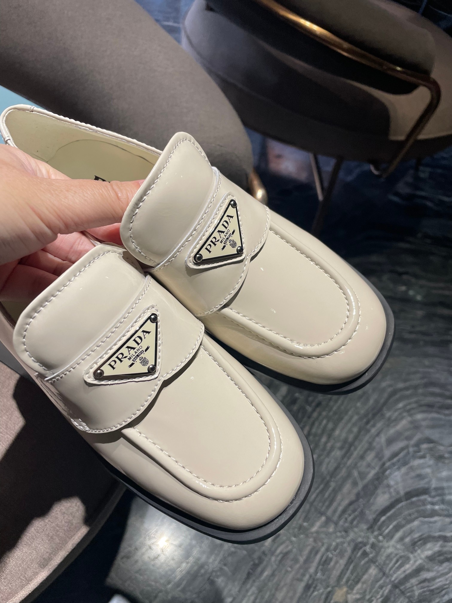Pra*a boots 2023ss-3cm