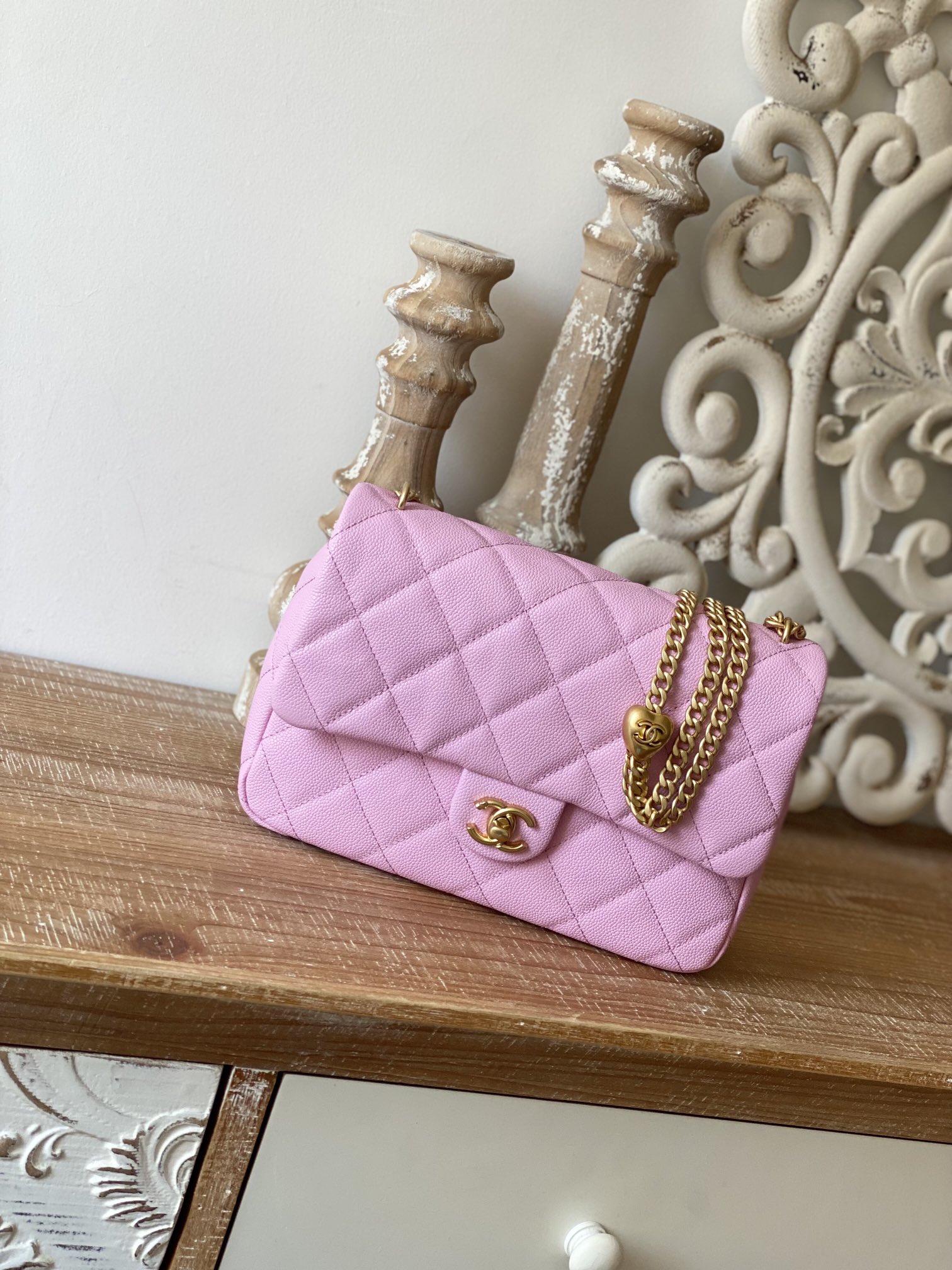Ch@nel Flap Bag-19*24*9CM