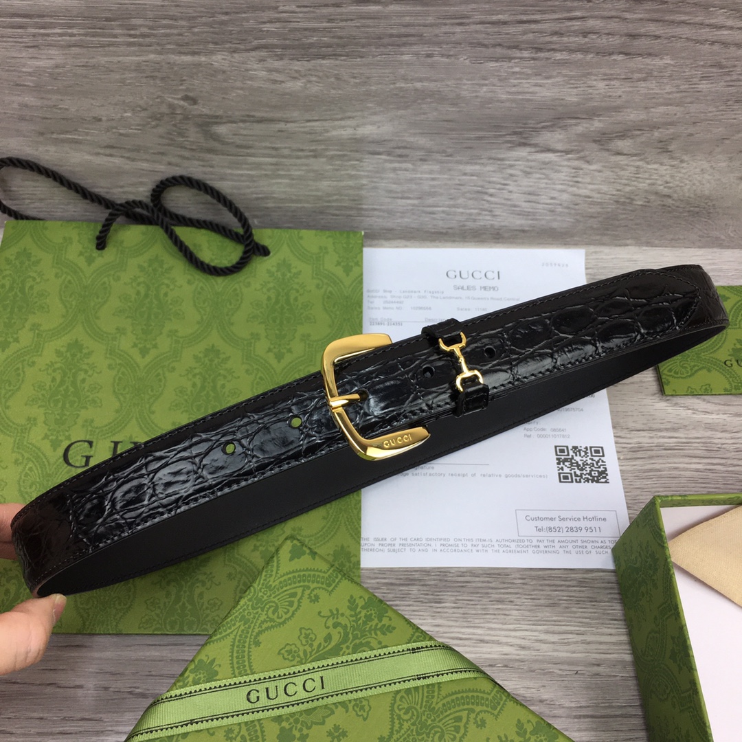 G*u*i belt-3cm