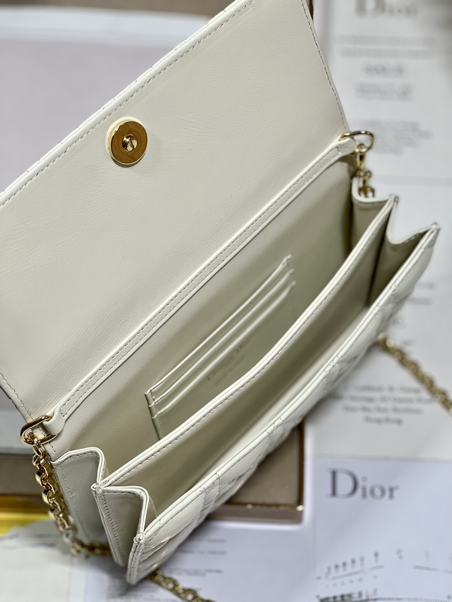 lady D*or bag-21 x 11.5 x 4.5cm