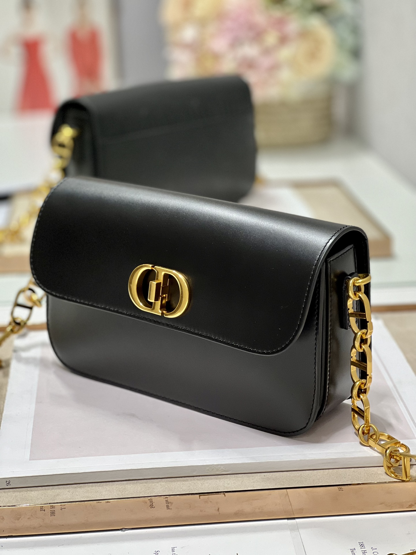 Di0r 30 Montaigne Avenue Bag-22.5×12.5×6.5CM