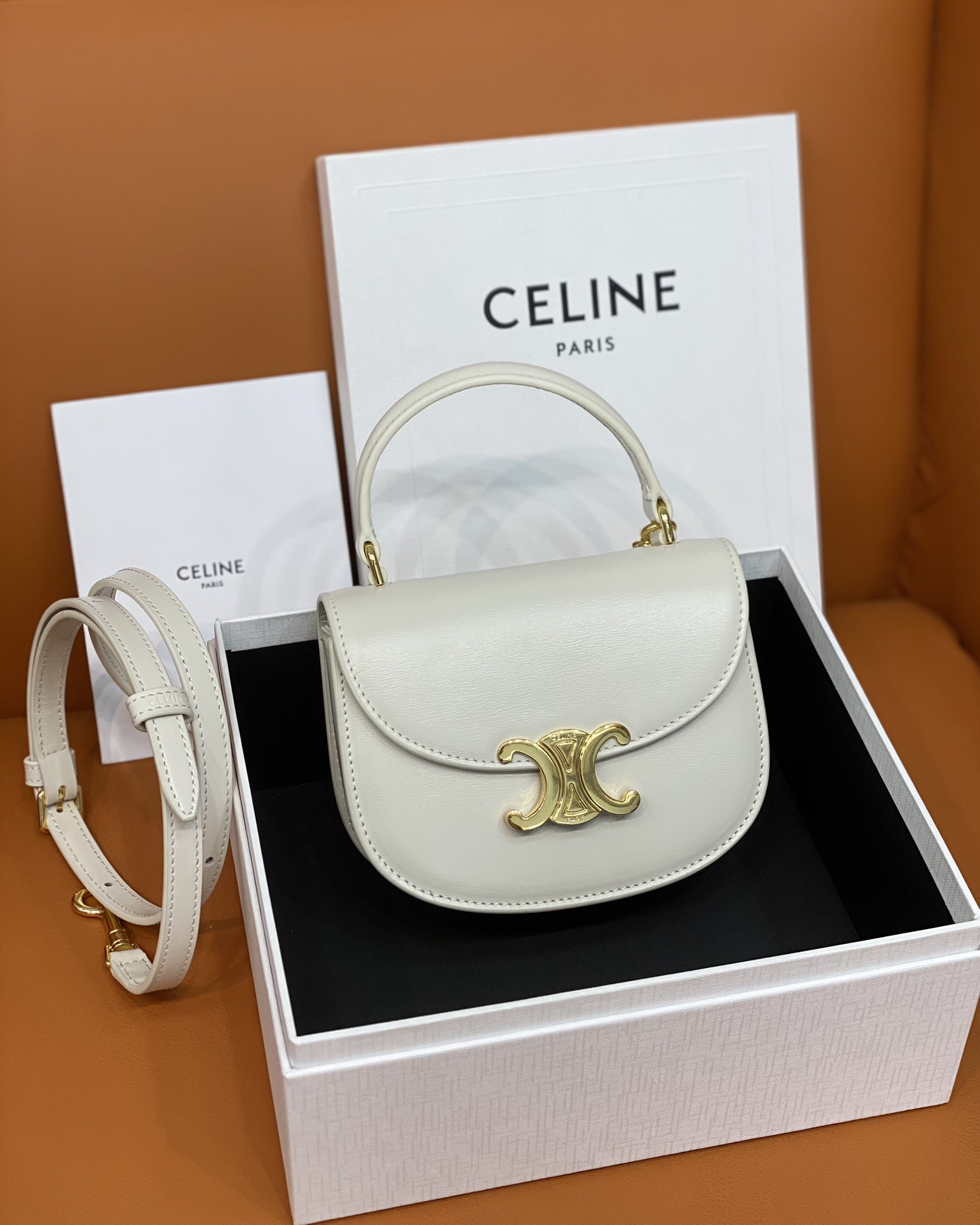 Ce**e mini besace triomphe bag-15.5x11.5x5cmcm