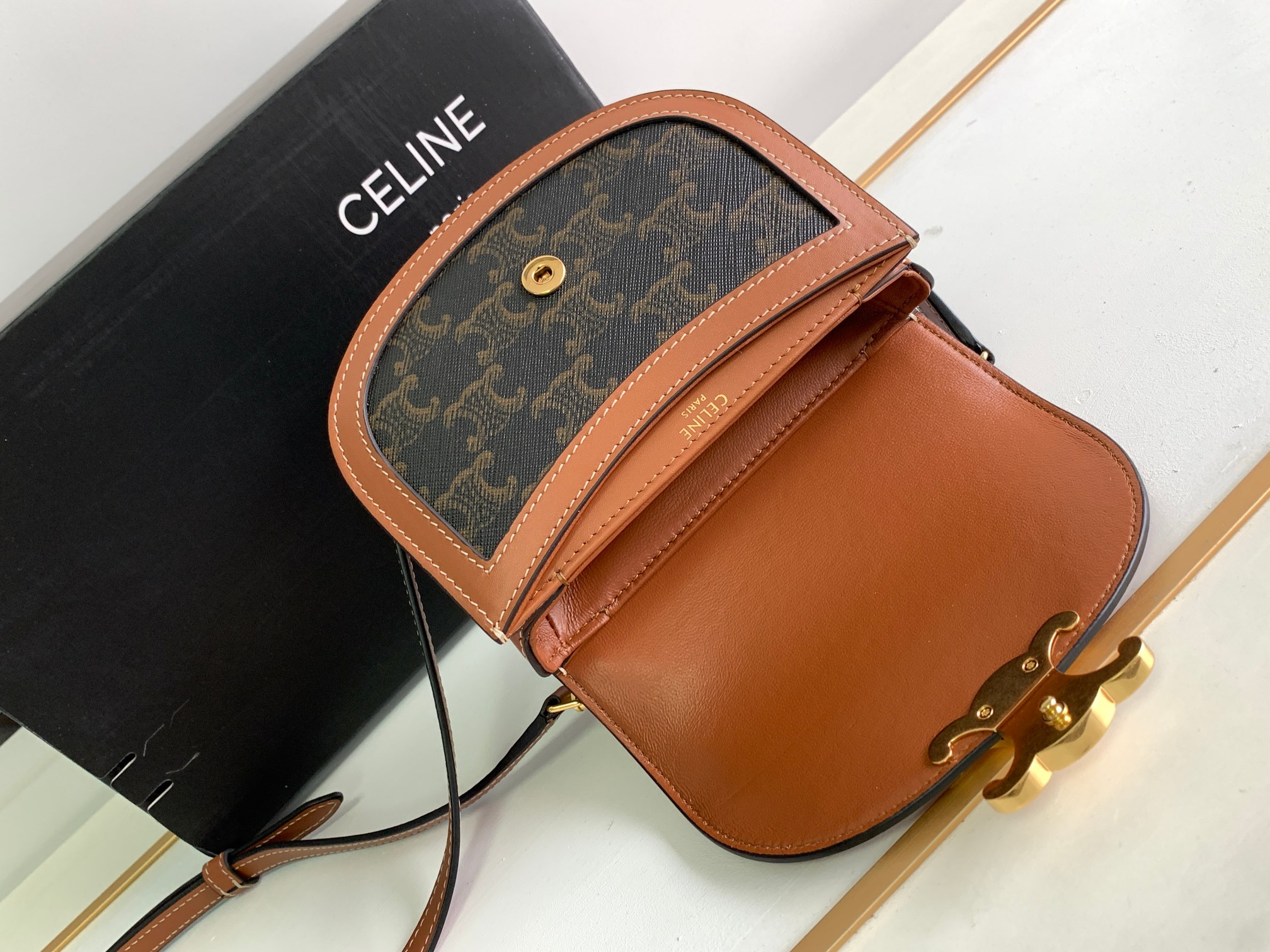 Ce**e mini besace triomphe bag-15.5x11.5x5cmcm