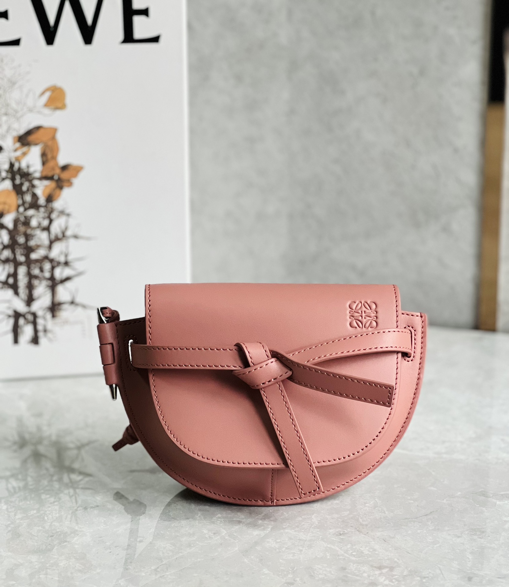 L0ew* mini gate dual bag-21*12.5*9cm