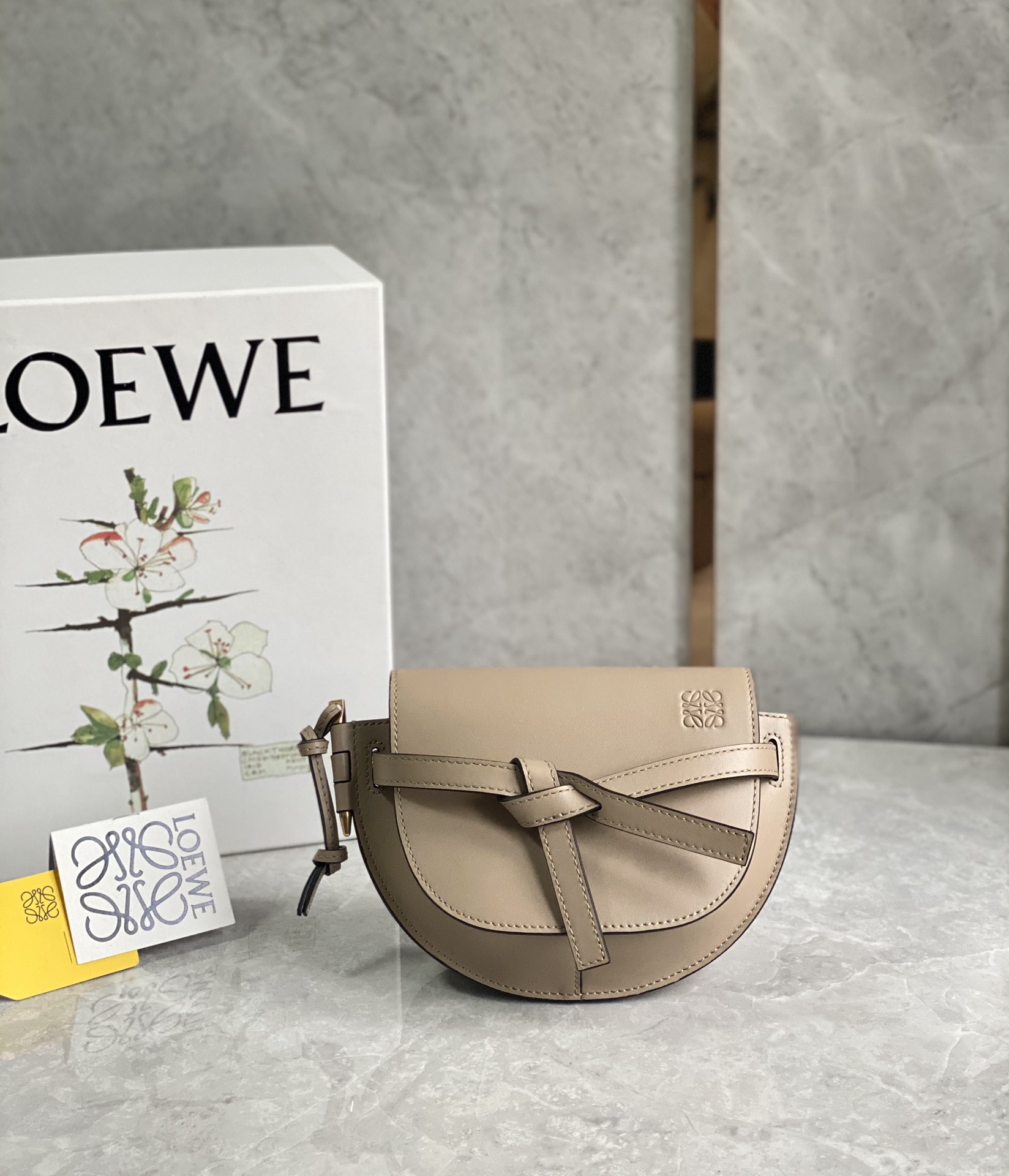 L0ew* mini gate dual bag-21*12.5*9cm