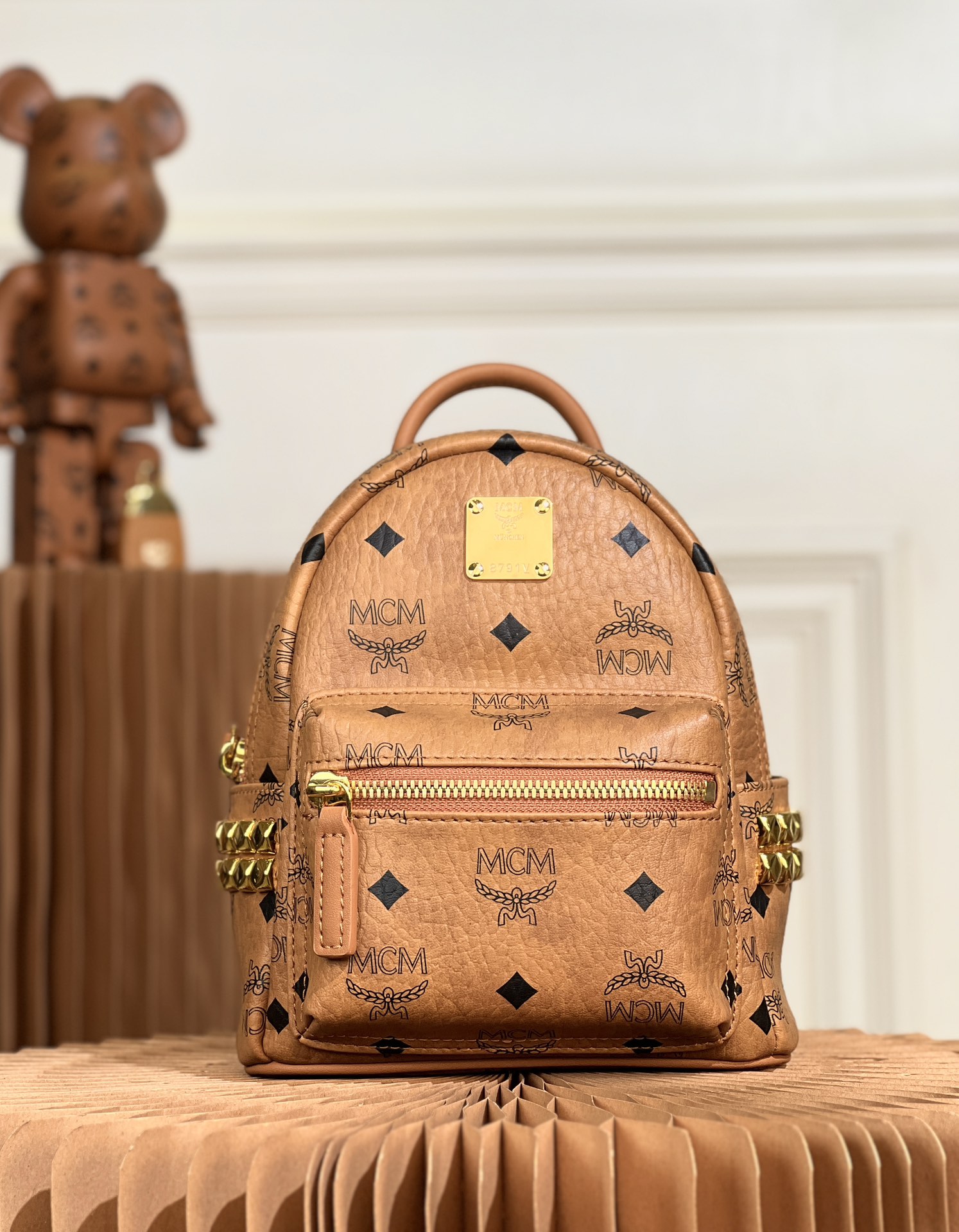 MCM Backpack-10.0 x 17.5 x 21CM