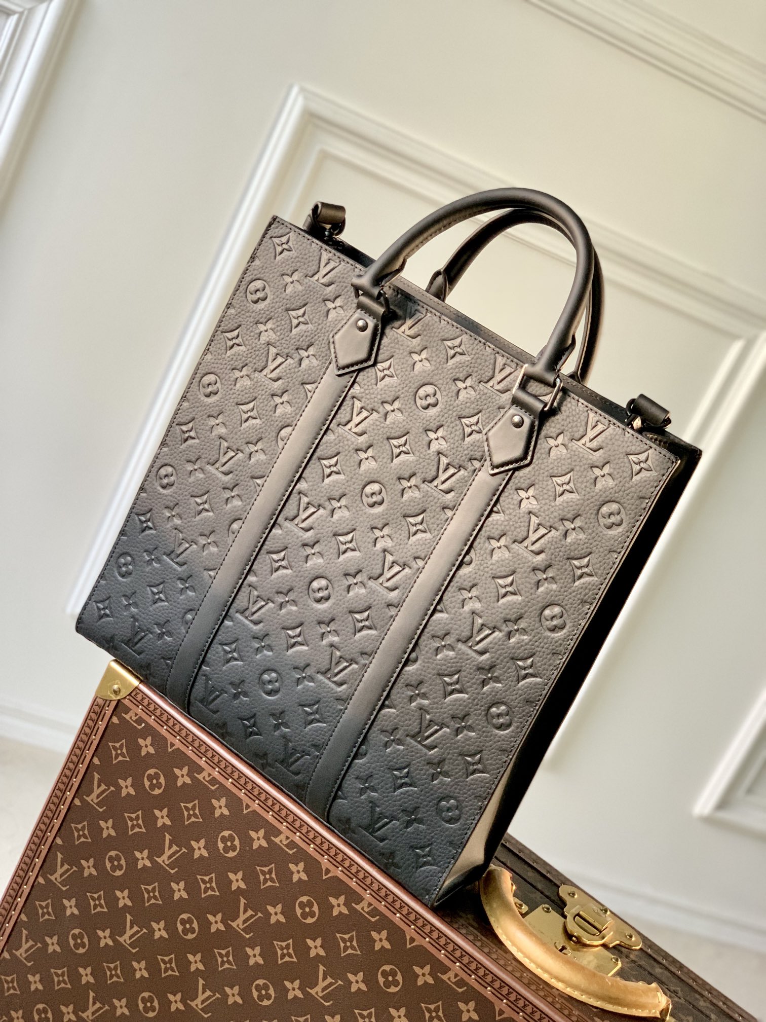 l0*is V*t0n sac plat handbags-36.5 x 38.0 x 9cm