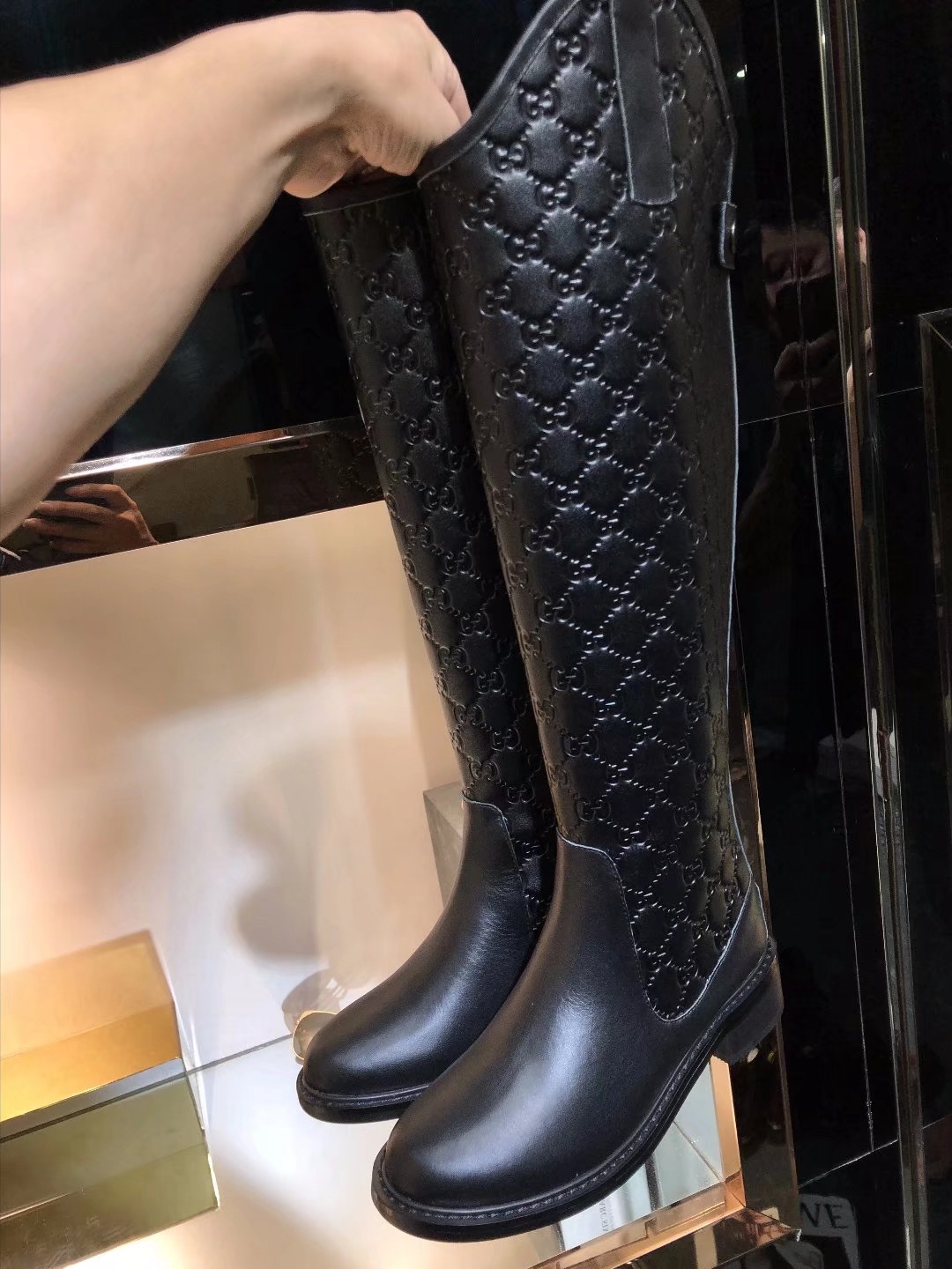 G*u*i boots-3.5cm