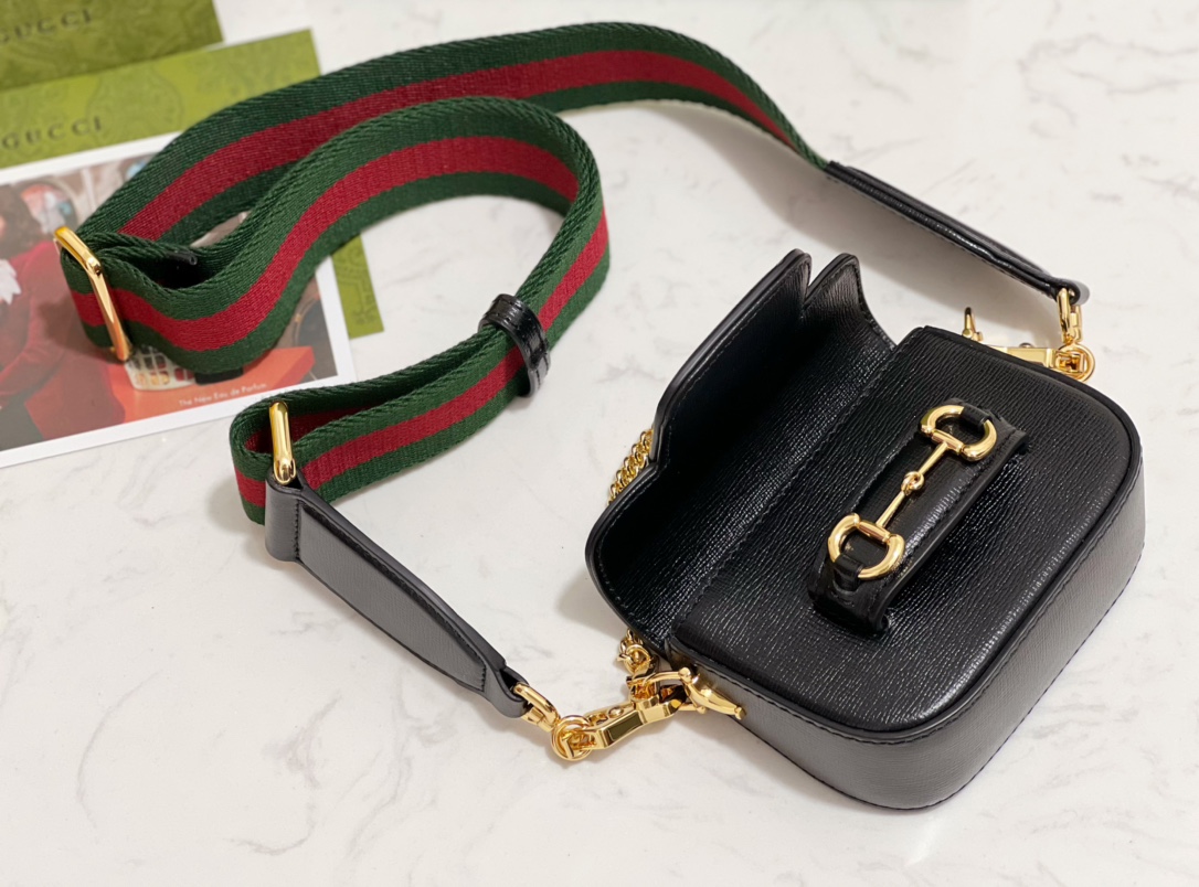 G*u*i gg horsebit 1955 bag-12*9*4cm