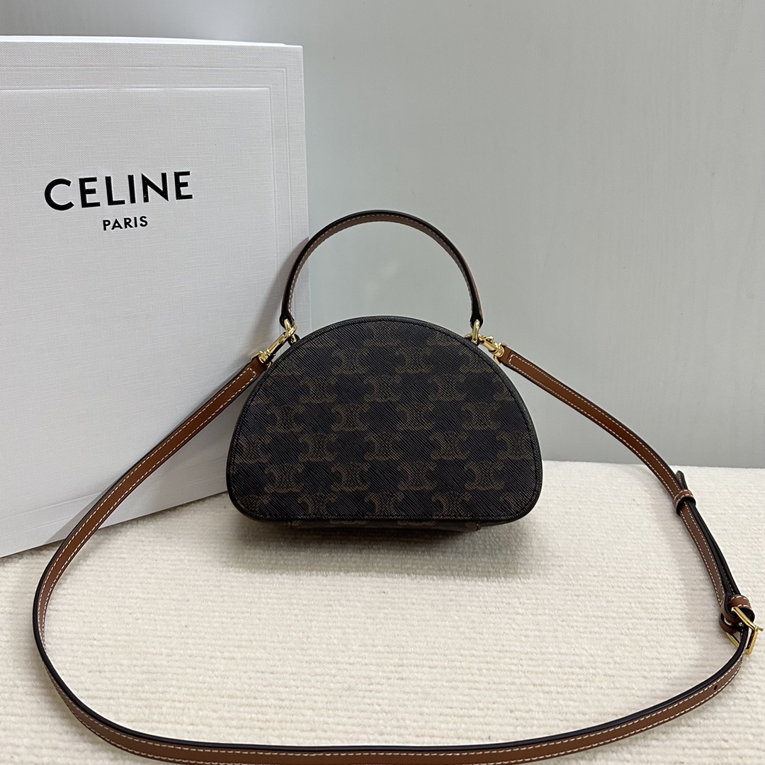 Ce**e print crescent bag-18x12.5x6cm