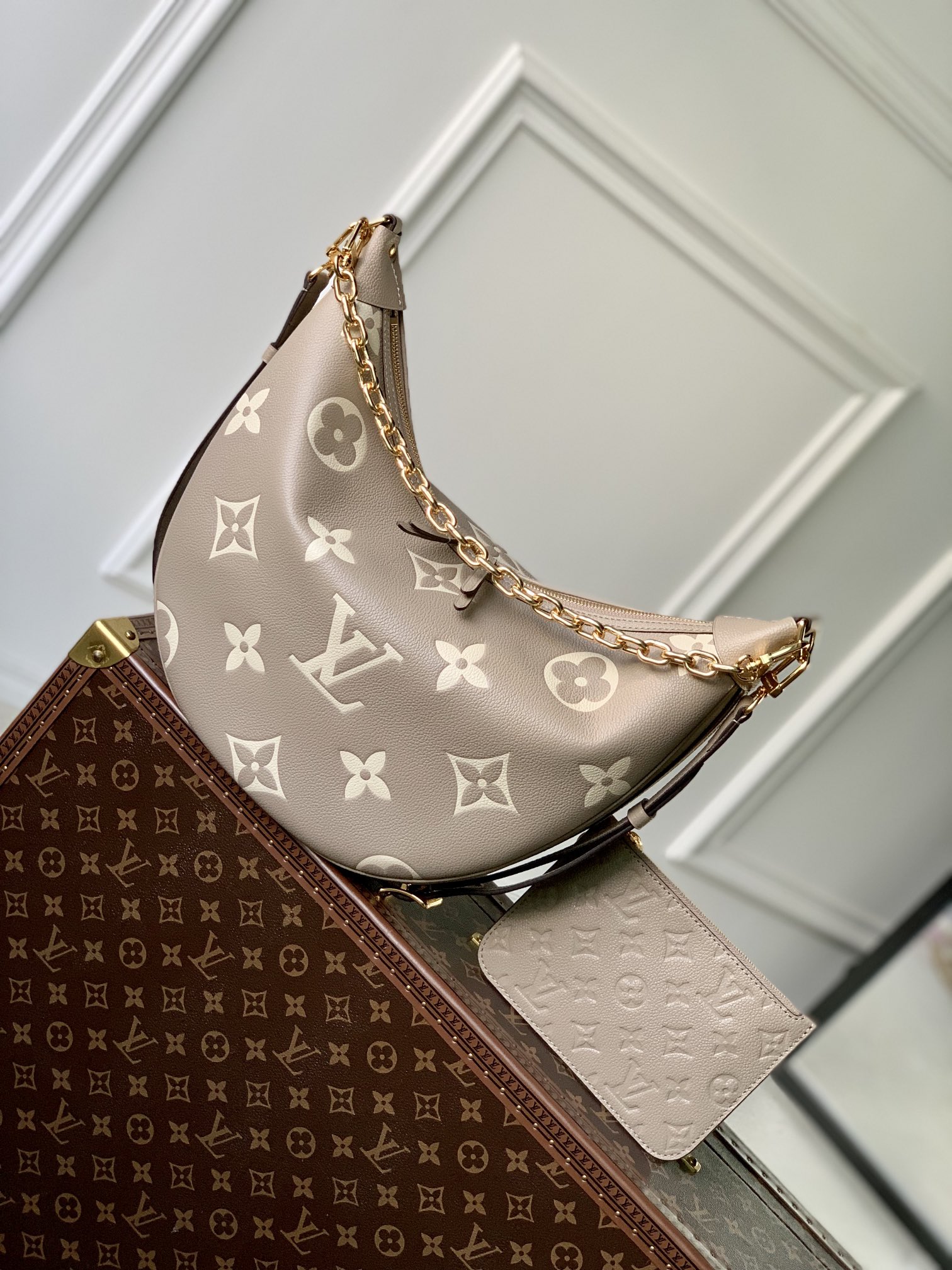 l0*is V*t0n loop hobo handbags-m46725-38*26*10cm