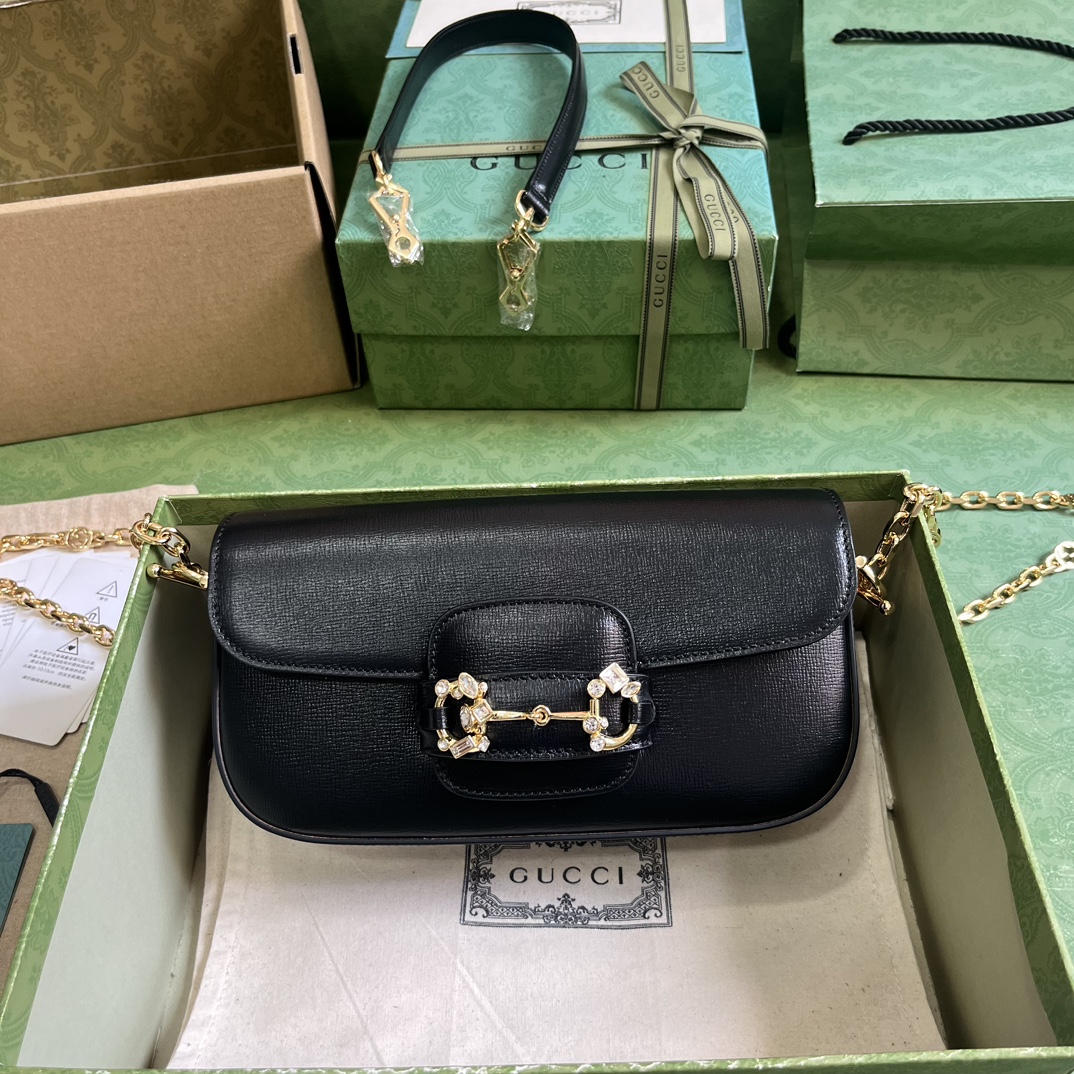 G*u*i G*u*i horsebit 1955 bag-13*24*5.5cm