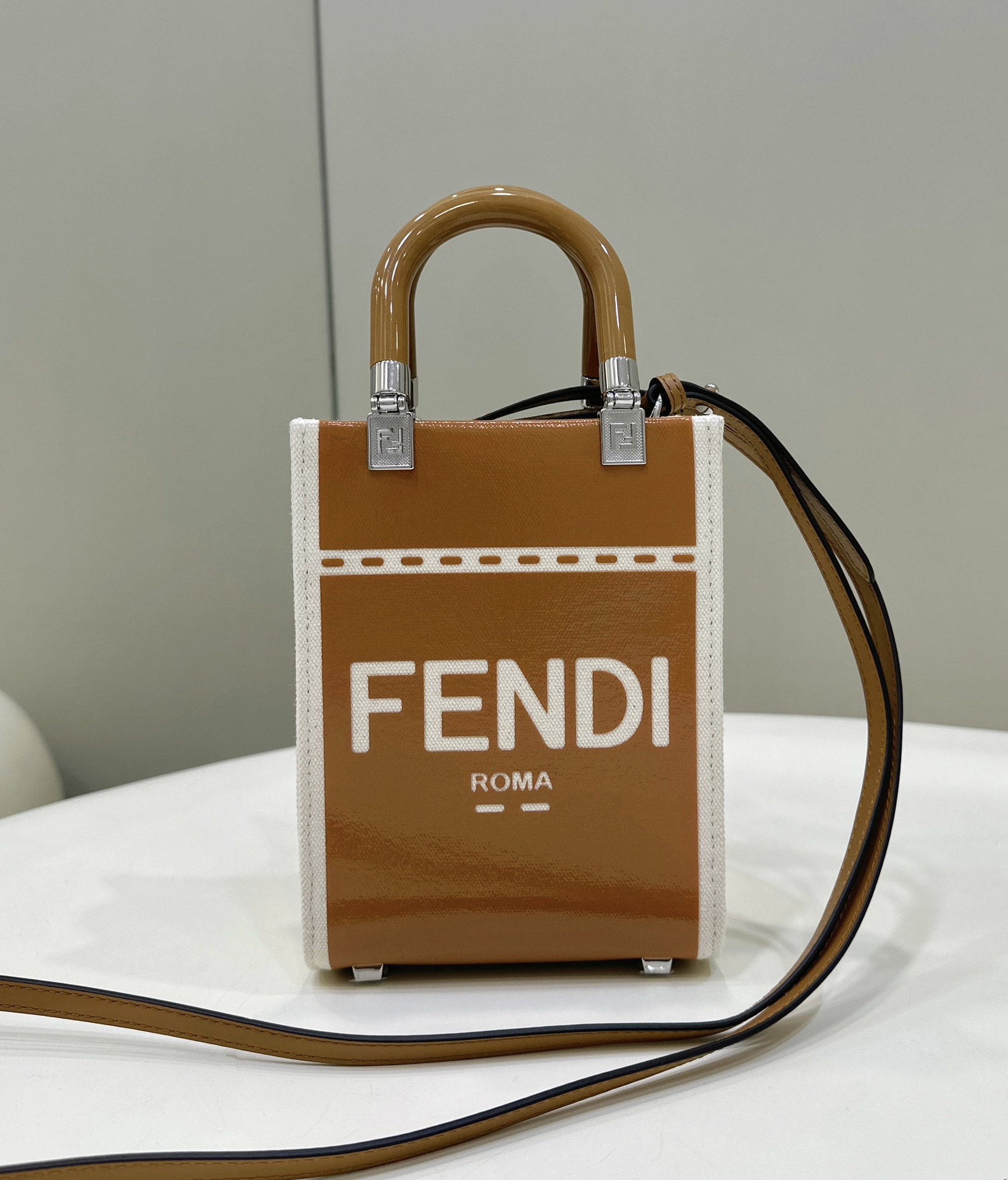 F**di mini tote bag-13*18*6.5cm