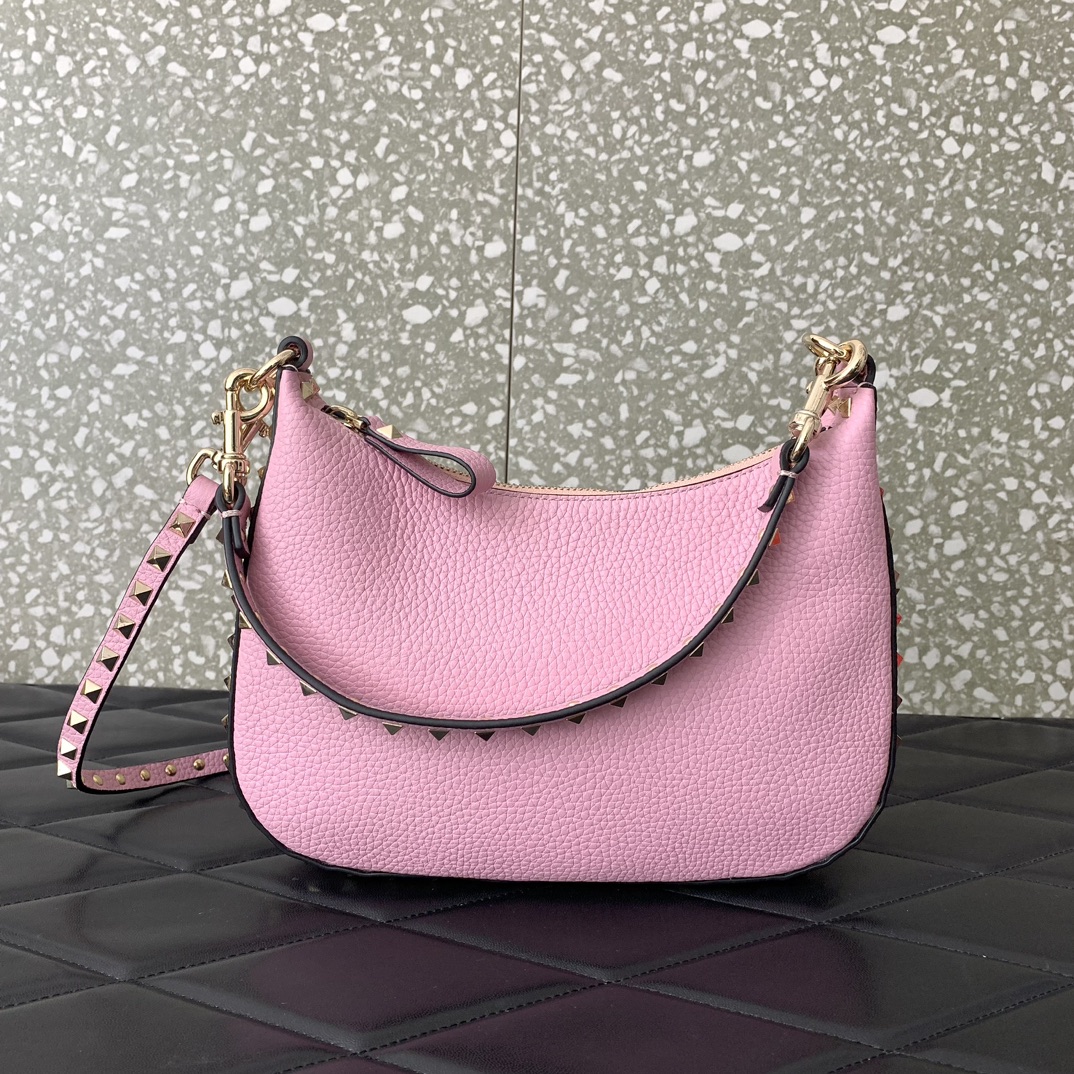 Va1e*ntin0 garavani rockstud hobo bag-6✖️4✖️16cm