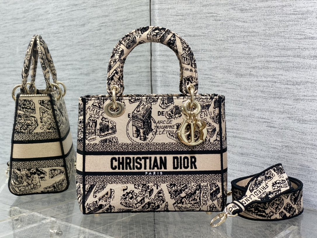lady D*or handle bag-24cm