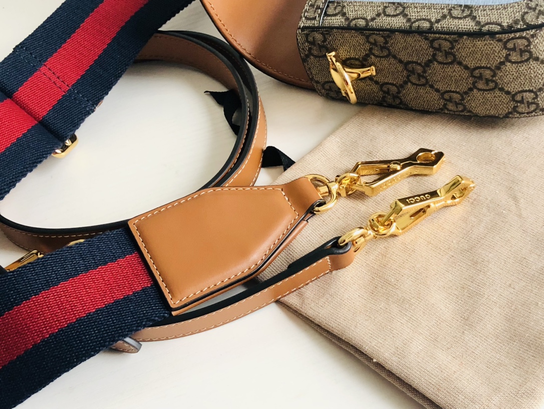 G*u*i 1955 horsebit shoulder bag-20.6*14.4*5.1cm