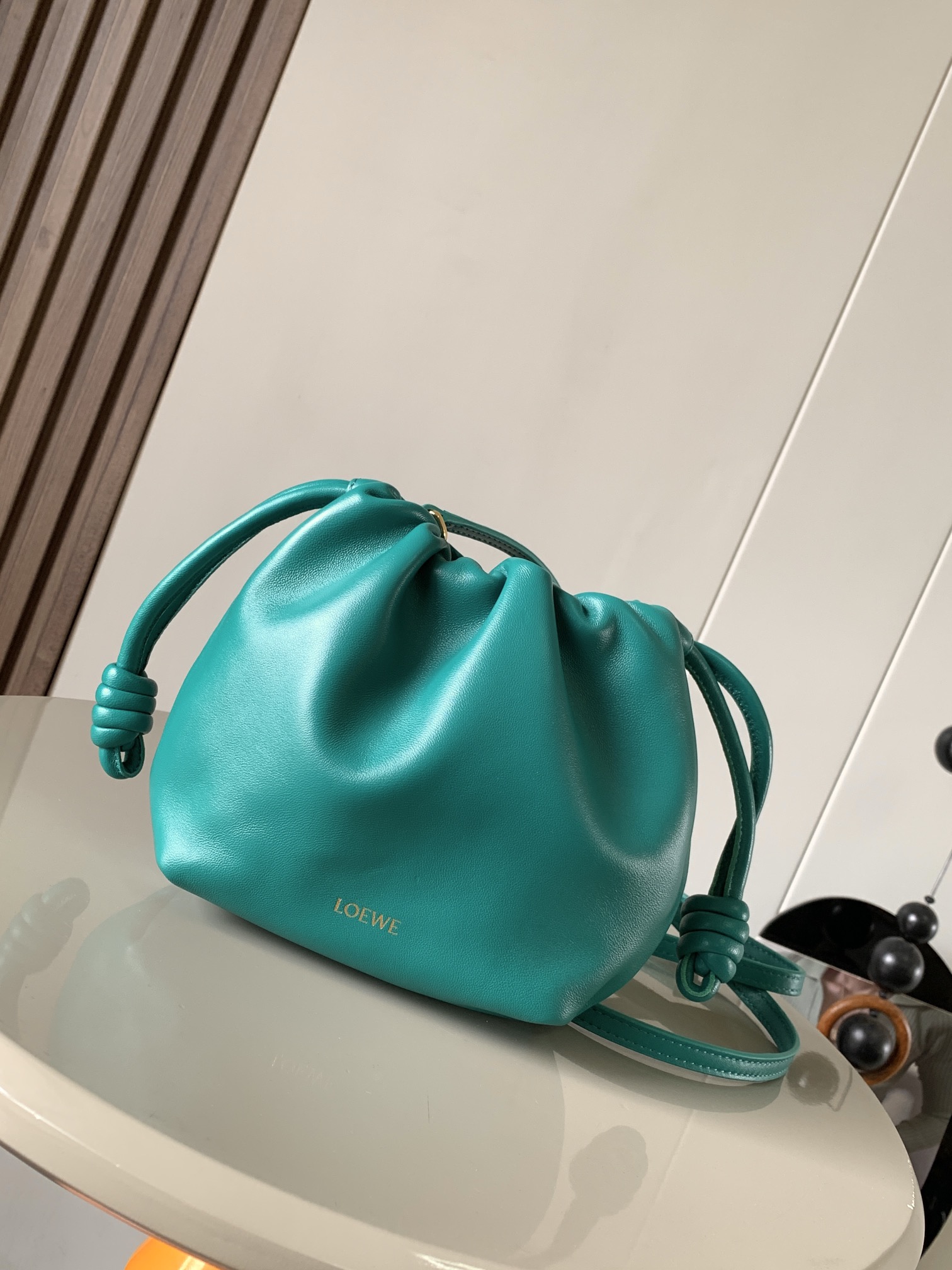 L0ew* mini flamenco purse bag-23*17*5.5cm