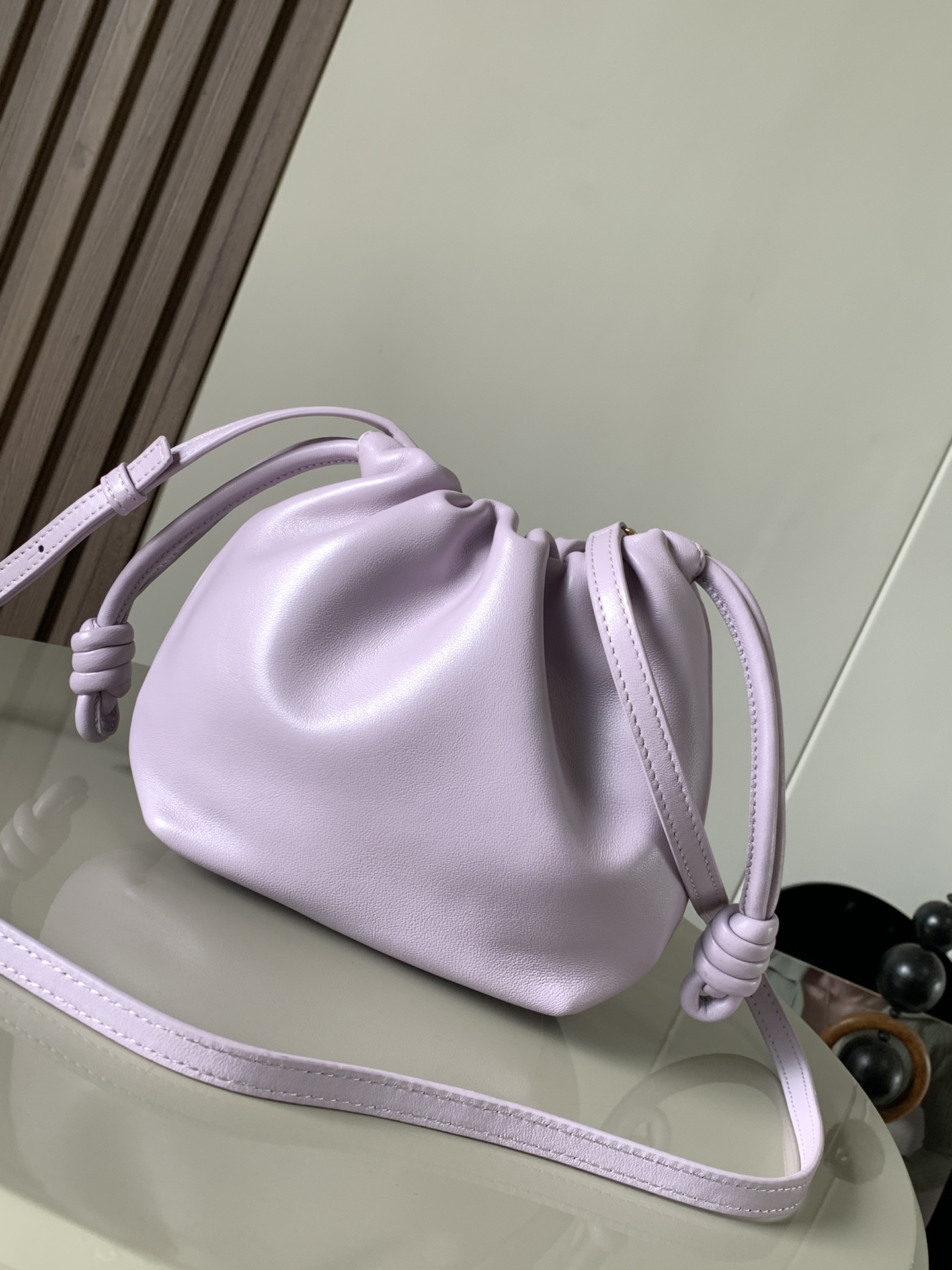L0ew* mini flamenco purse bag-23*17*5.5cm