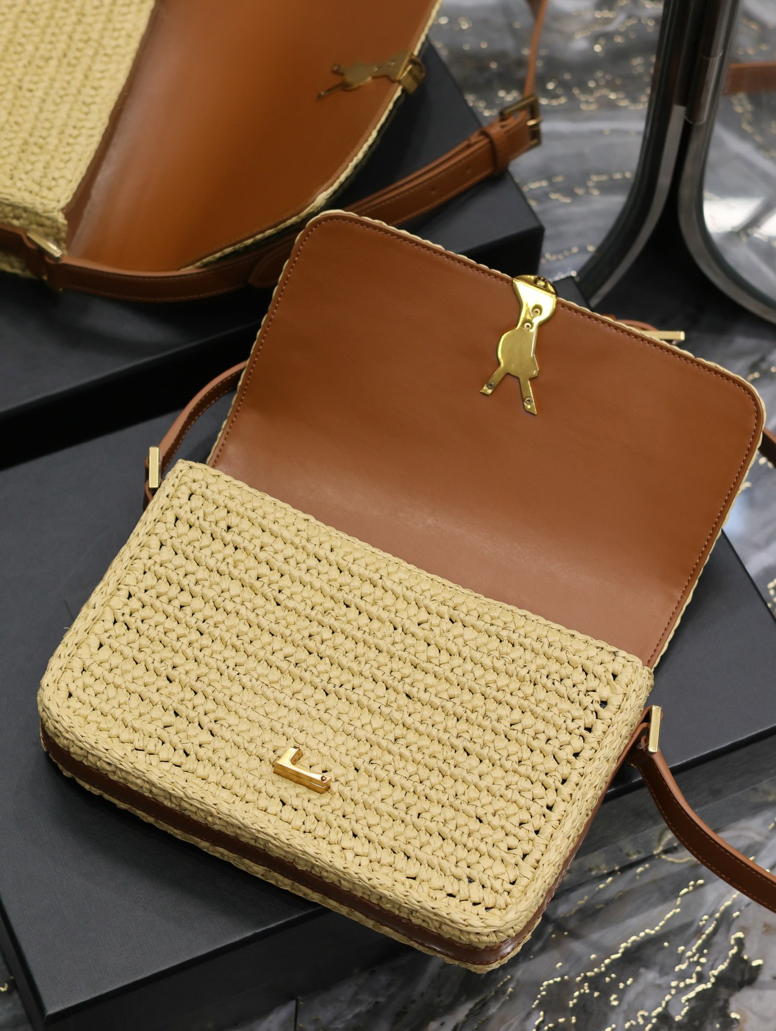 Y*L solferino box bag-23×16×6cm