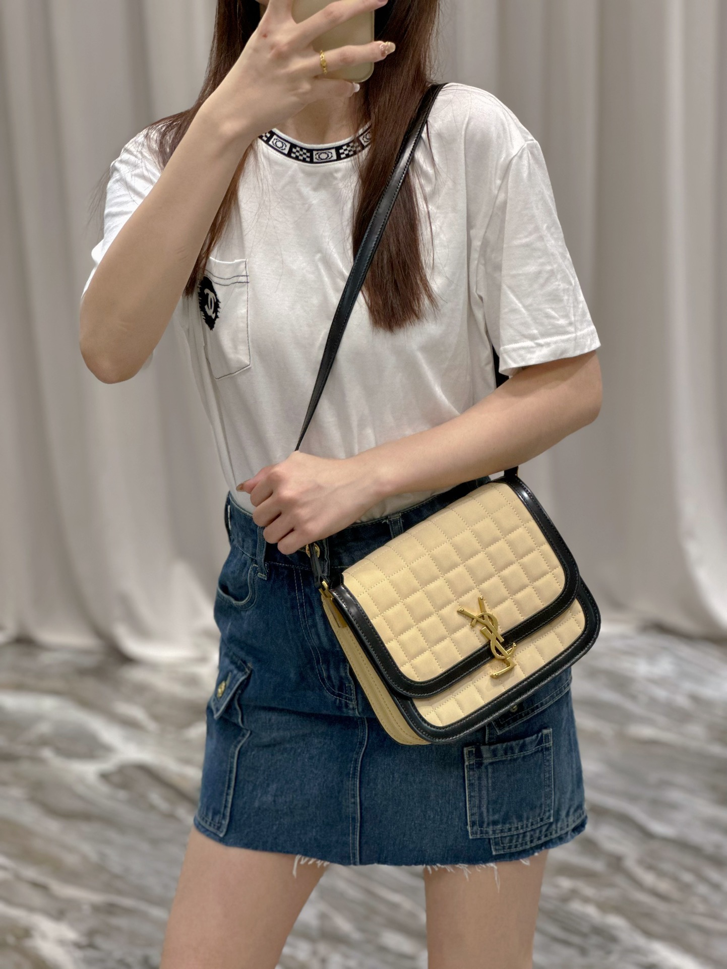 Y*L solferino box bag-19×13×5cm